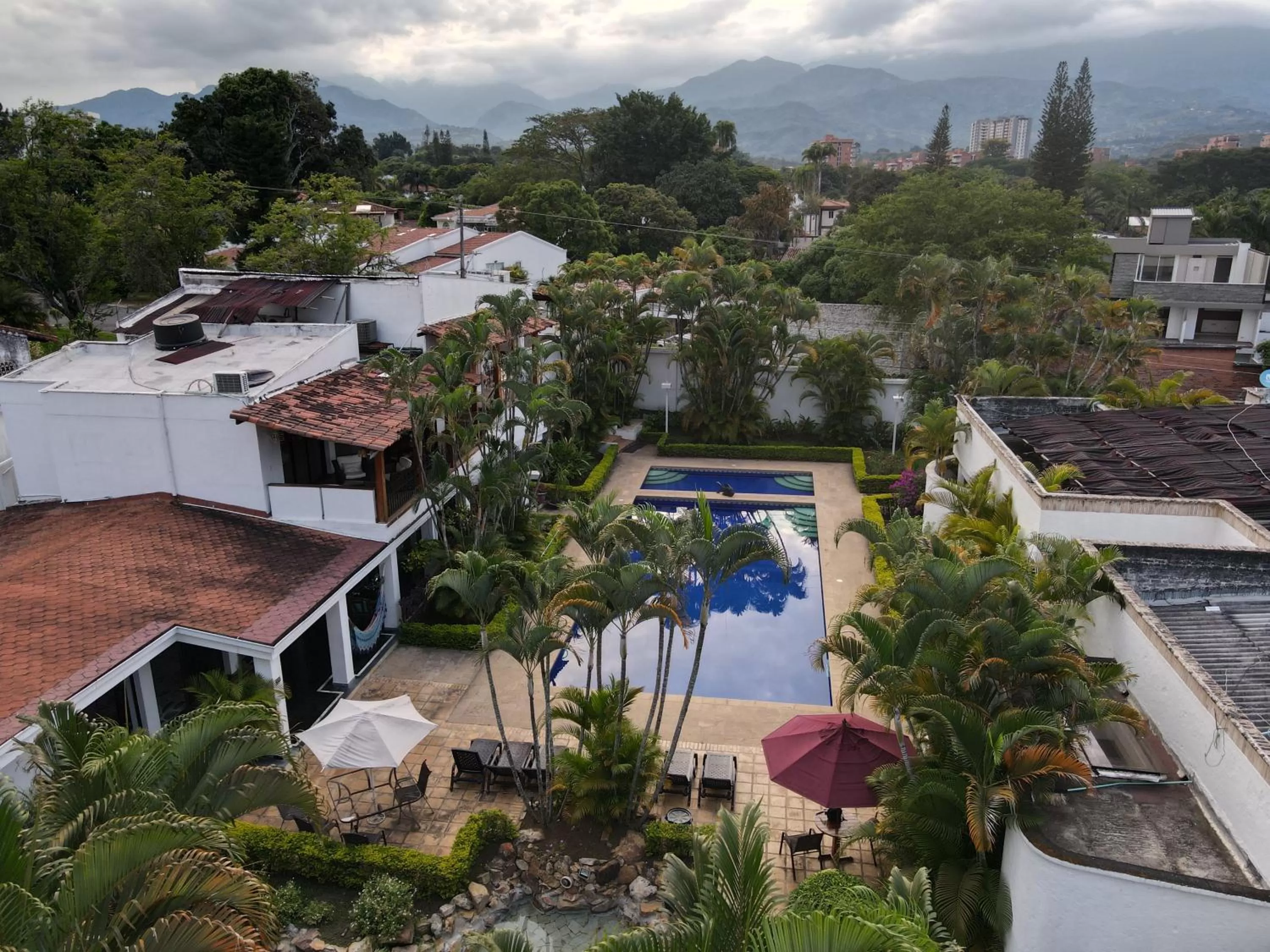 Pool View in Hotel Boutique Villa Casuarinas
