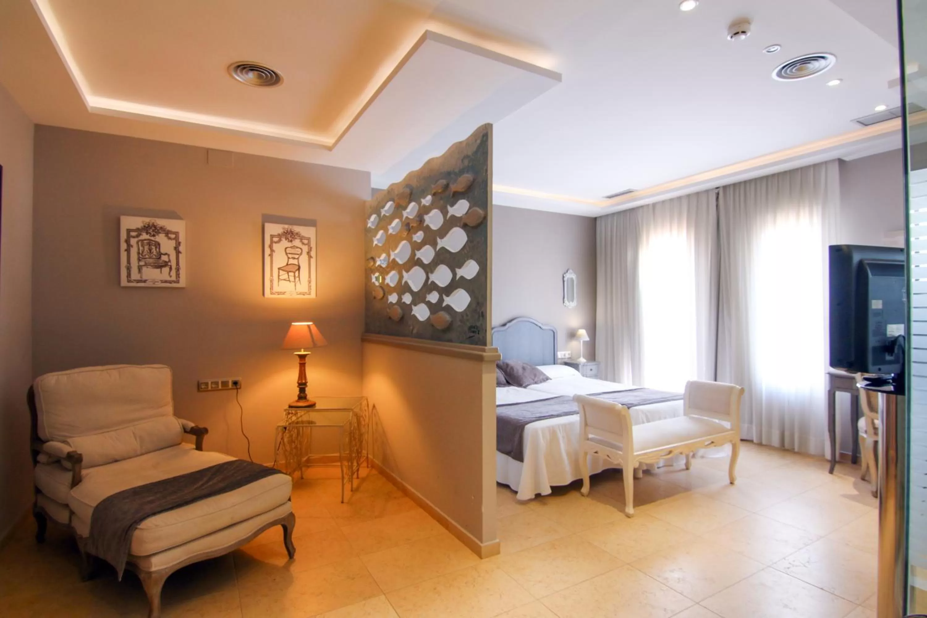 Bedroom in Hotel restaurant Ceferino