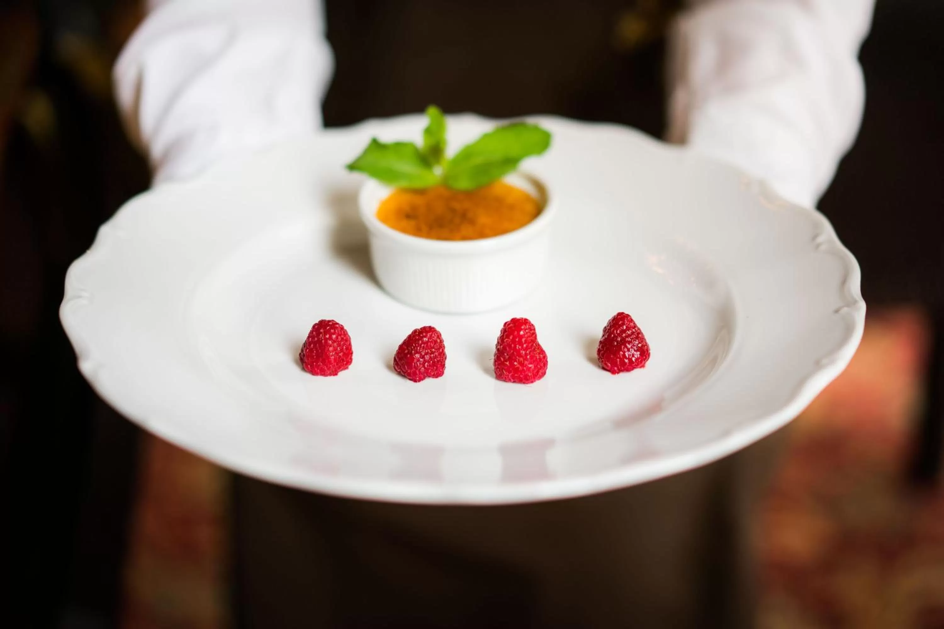 Food close-up in Esplanade Hotel Prague