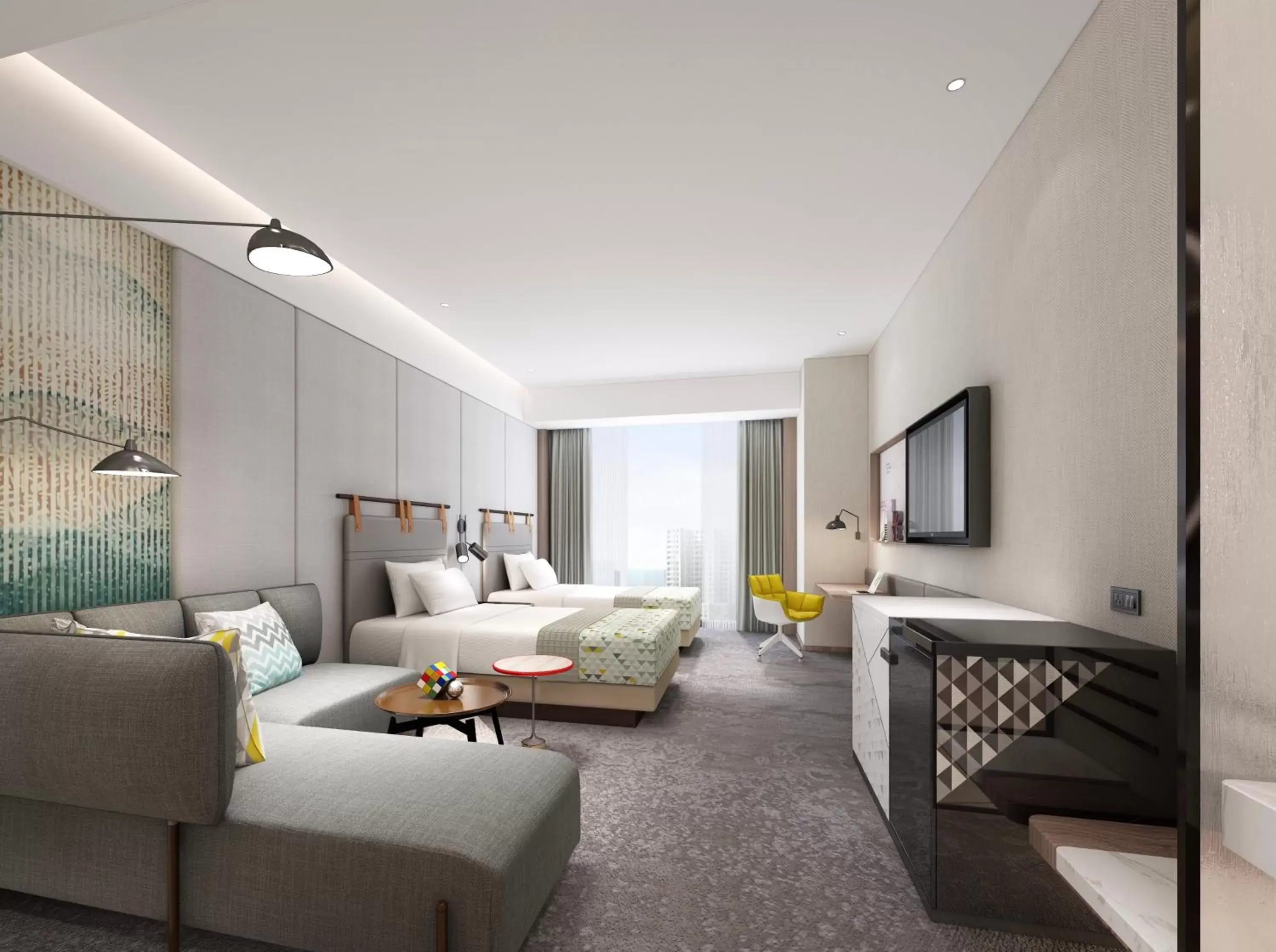 2 Beds Accessible Non Smoking in Holiday Inn Guangzhou South Lake hotel - Canton Fair free shuttle bus 2 Beds Accessible Non Smoking in Holiday Inn Guangzhou South Lake hotel - Canton Fair free shuttle bus