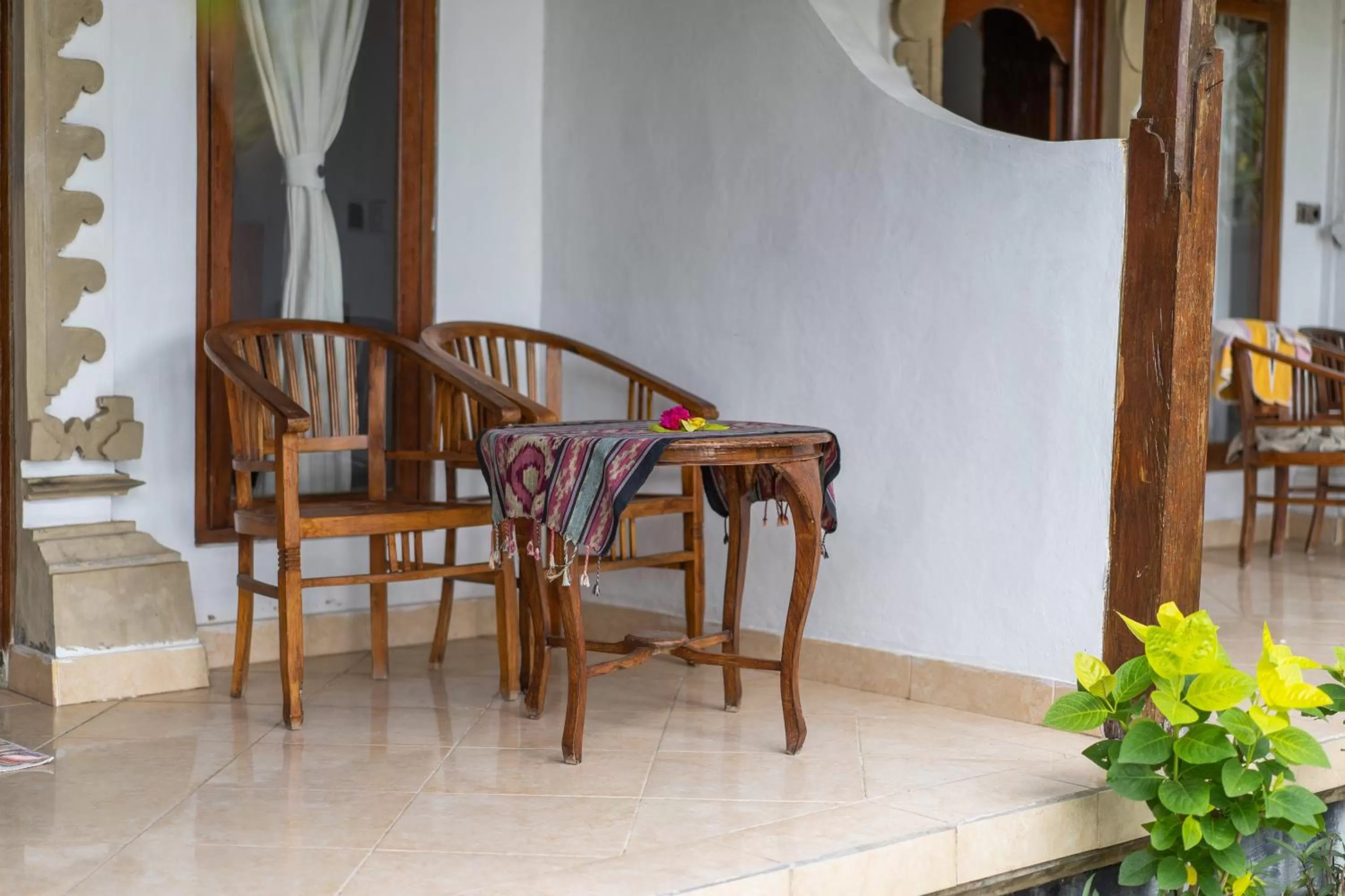 Balcony/Terrace in Mushroom Beach Bungalows