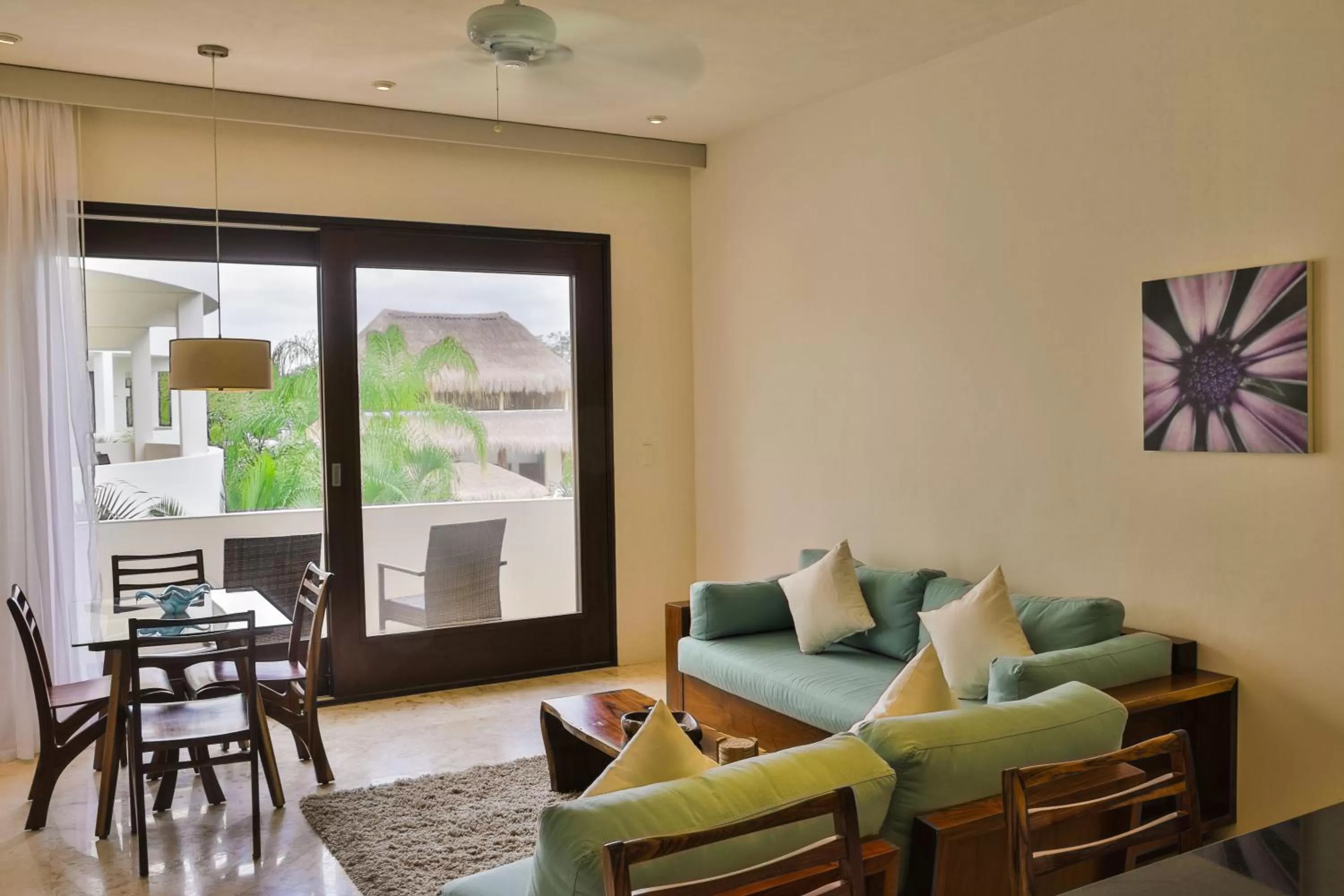 Seating area in Intima Resort Tulum Adults Only (Clothing Optional)