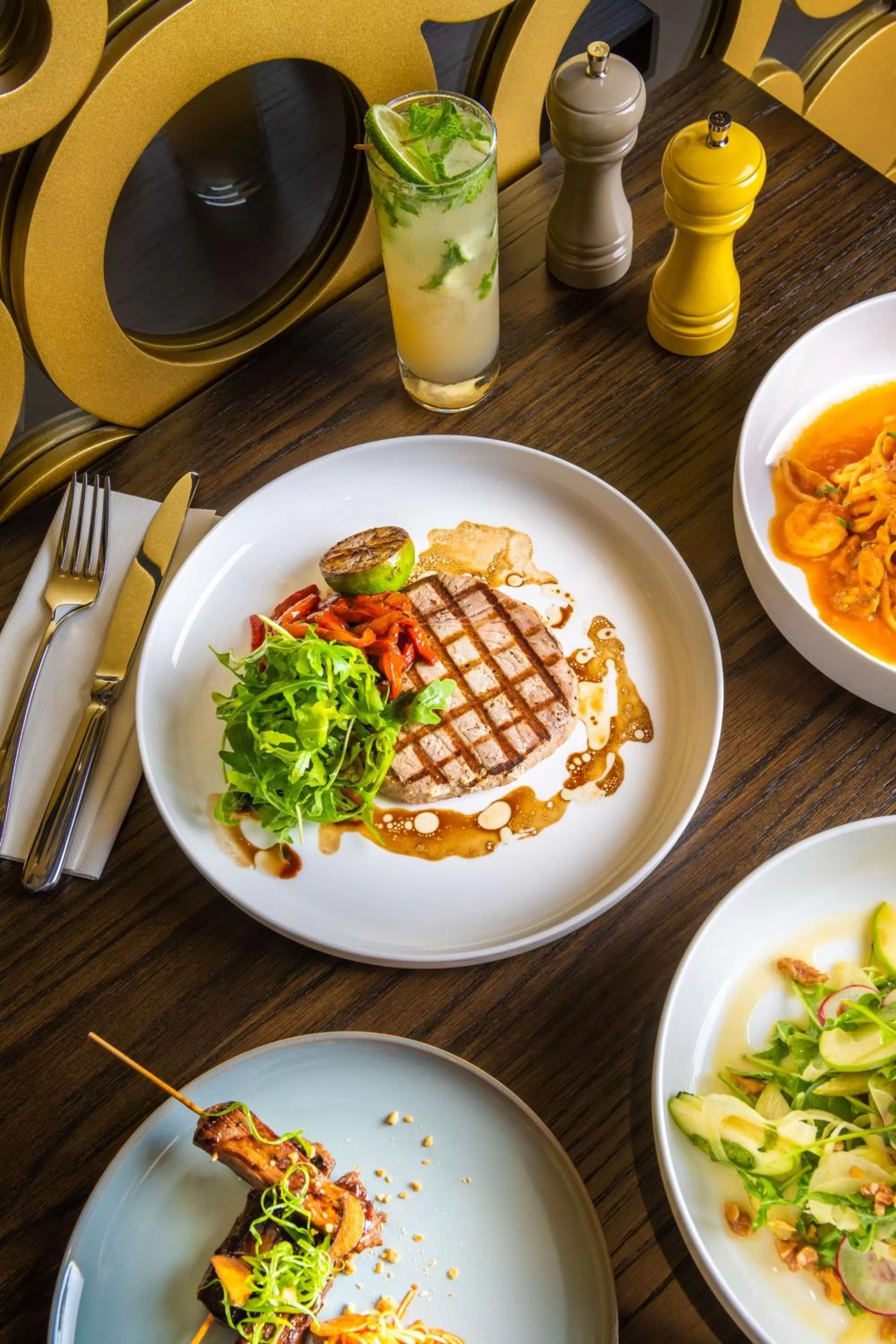 Food in Radisson Blu Hotel, Dubai Canal View