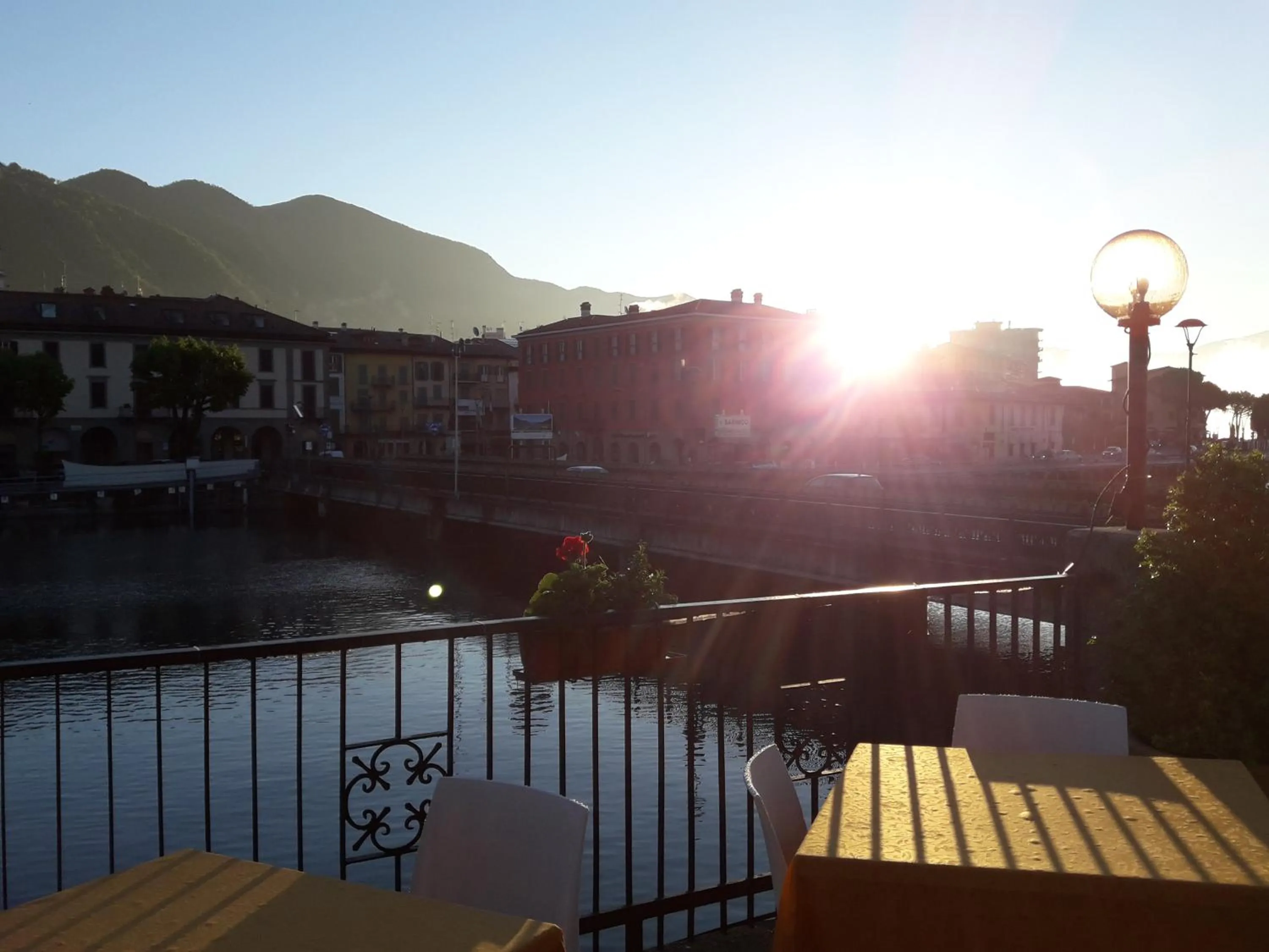 River view in Hotel Stazione sul lago di Iseo