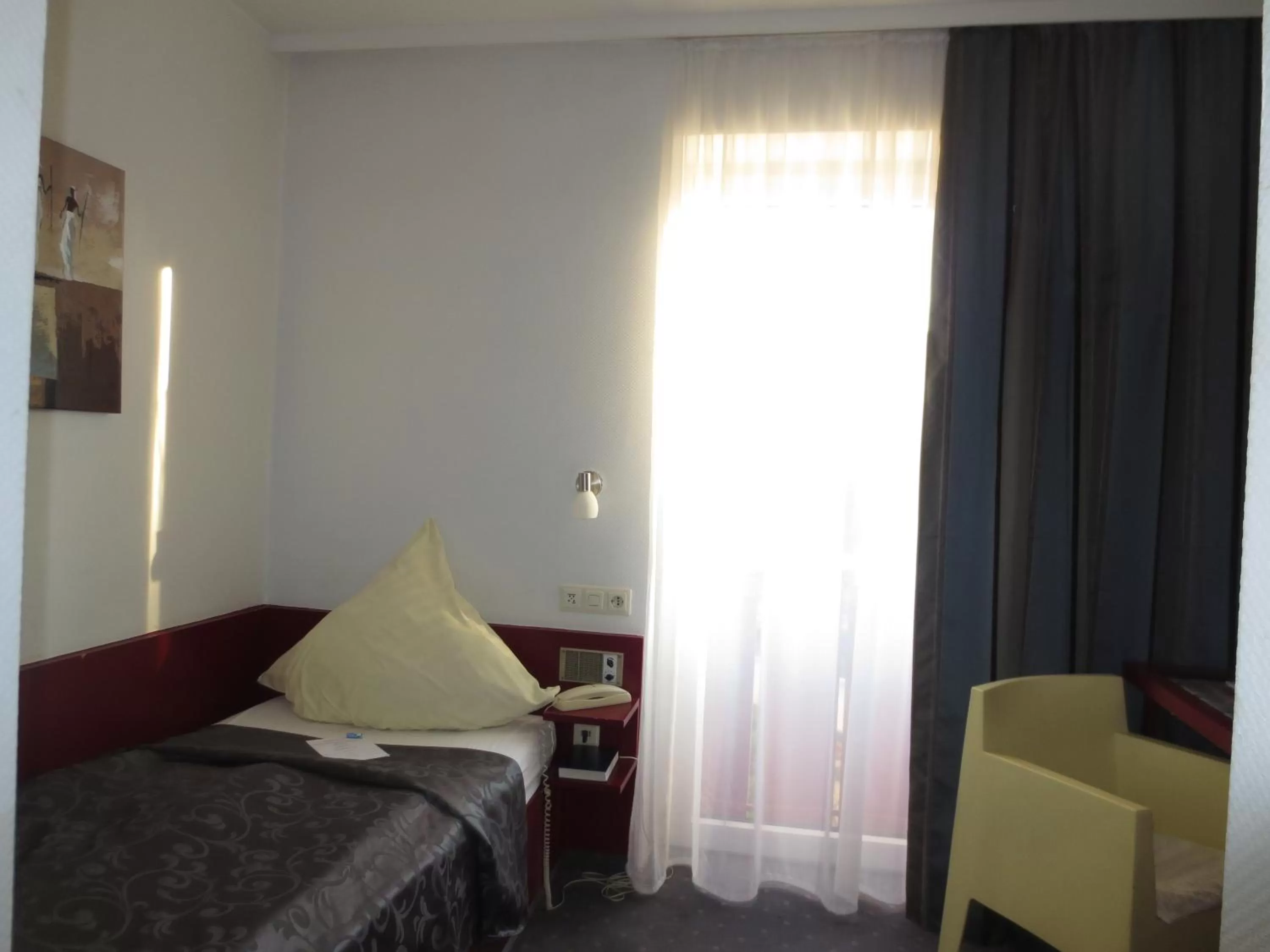 Bed in Hotel Corsten