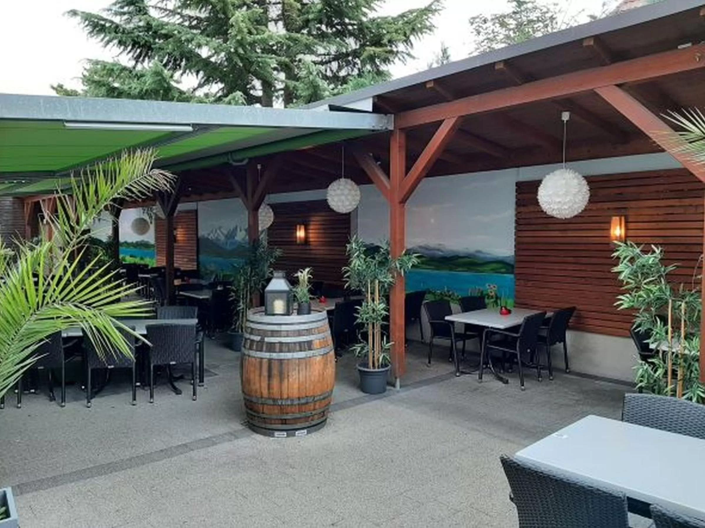 Balcony/Terrace in Hotel Restaurant Adler