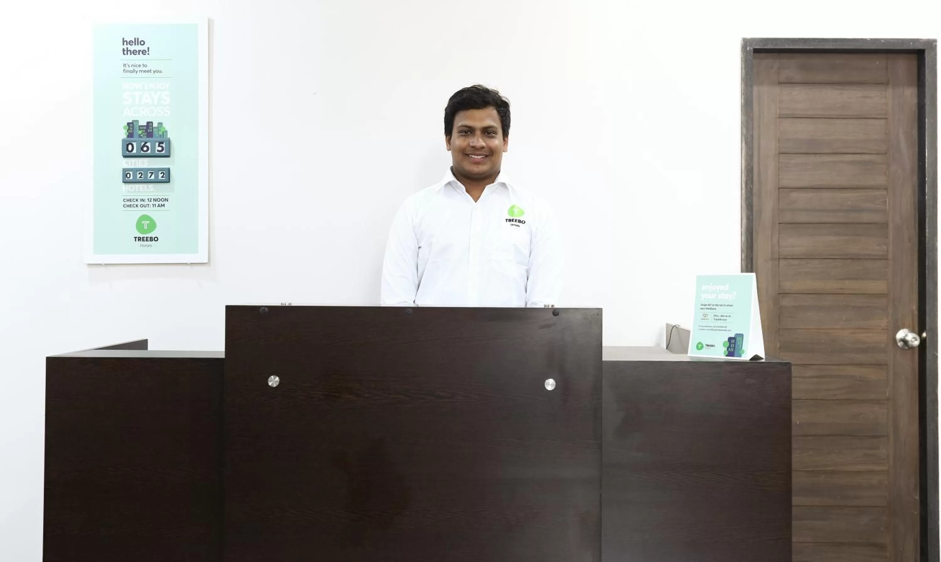 Lobby or reception in Treebo Hi Line Apartments Kalapatti