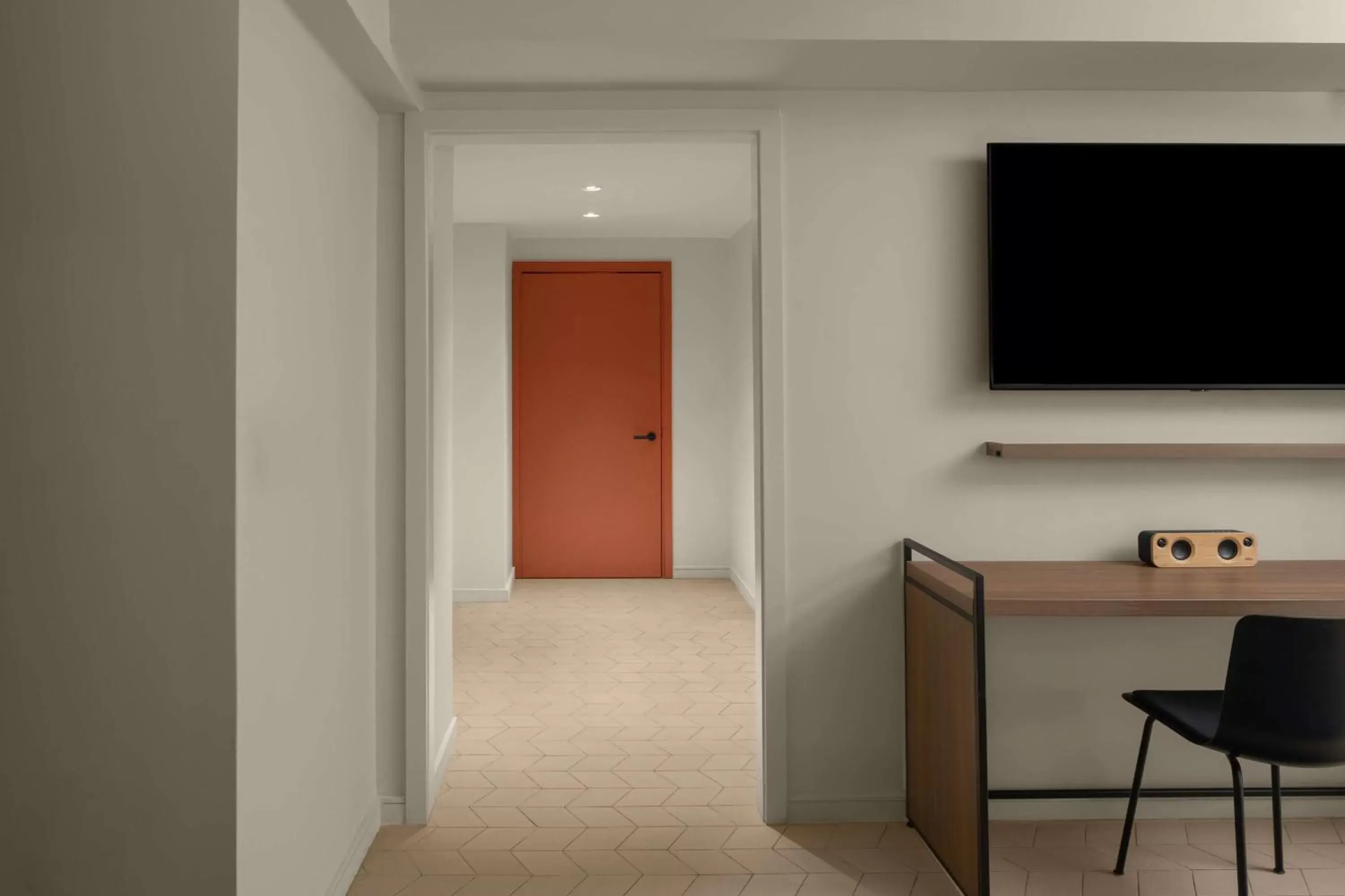 Deluxe King Room with Roll-In Shower - Mobility Accessible in ROK Hotel Kingston Tapestry Collection By Hilton Deluxe King Room with Roll-In Shower - Mobility Accessible in ROK Hotel Kingston Tapestry Collection By Hilton