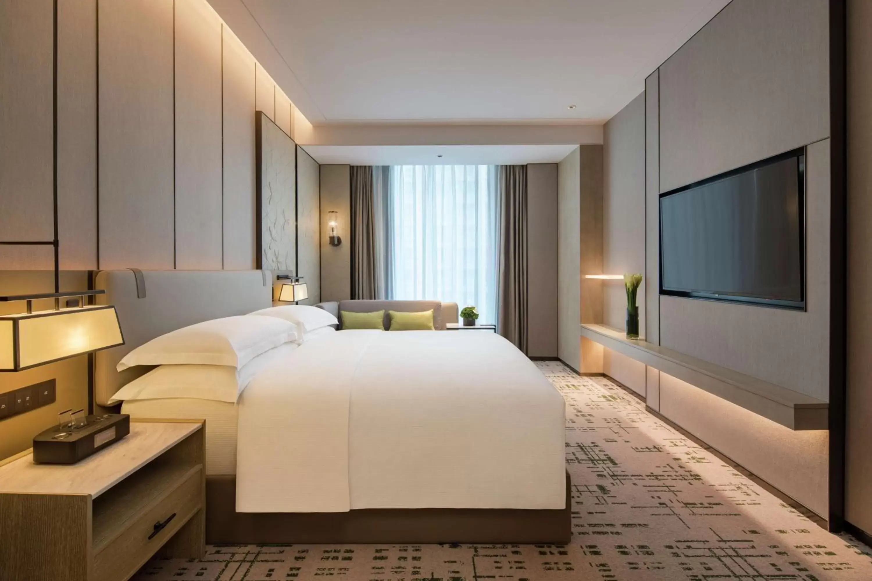 One-Bedroom Deluxe King Suite in Hilton Chengdu Chenghua - Close to Panda Base and Chunxi Road One-Bedroom Deluxe King Suite in Hilton Chengdu Chenghua - Close to Panda Base and Chunxi Road