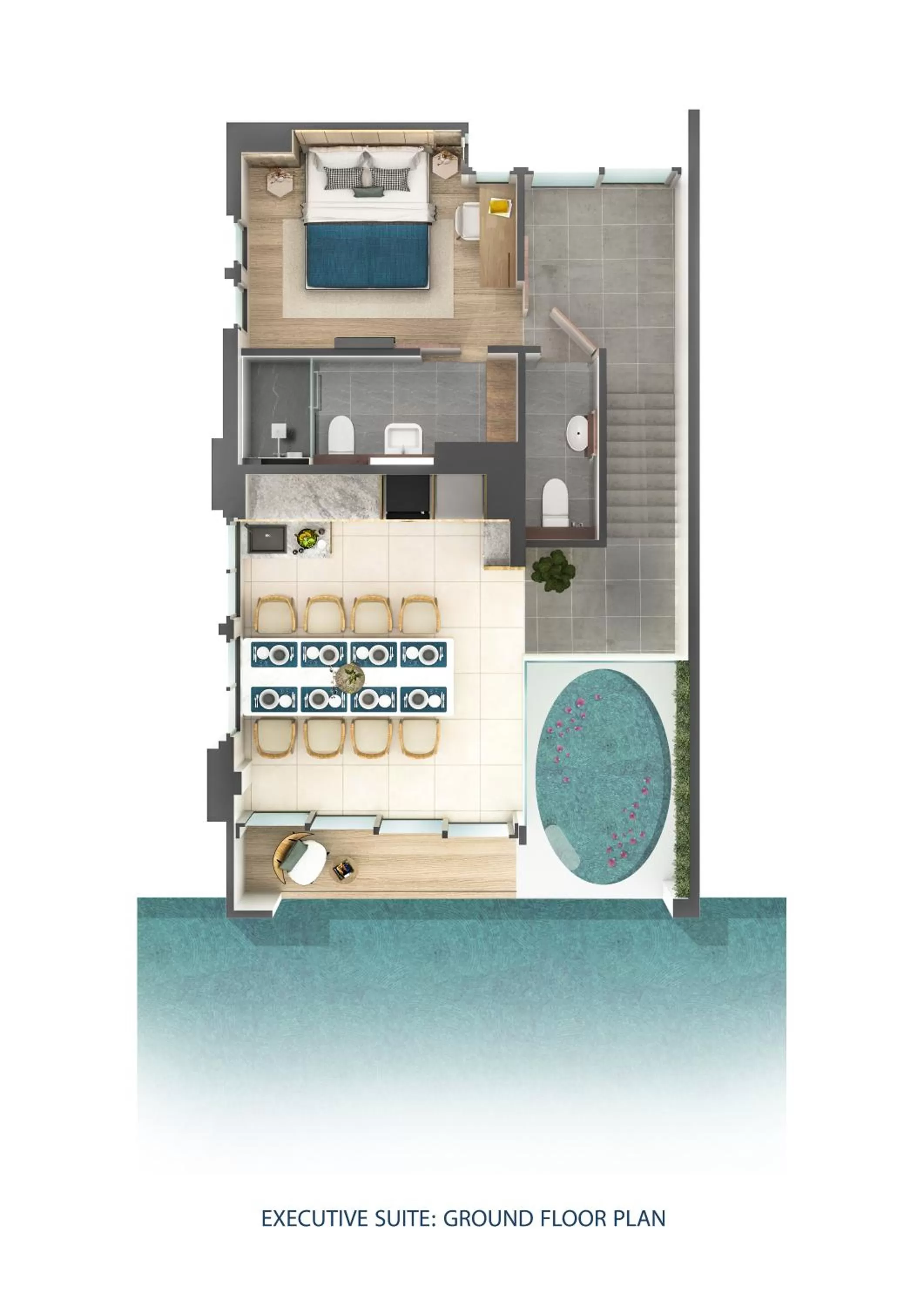 Floor plan in SHAN Villas Sukhumvit ฌานวิลล่า สุขุมวิท
