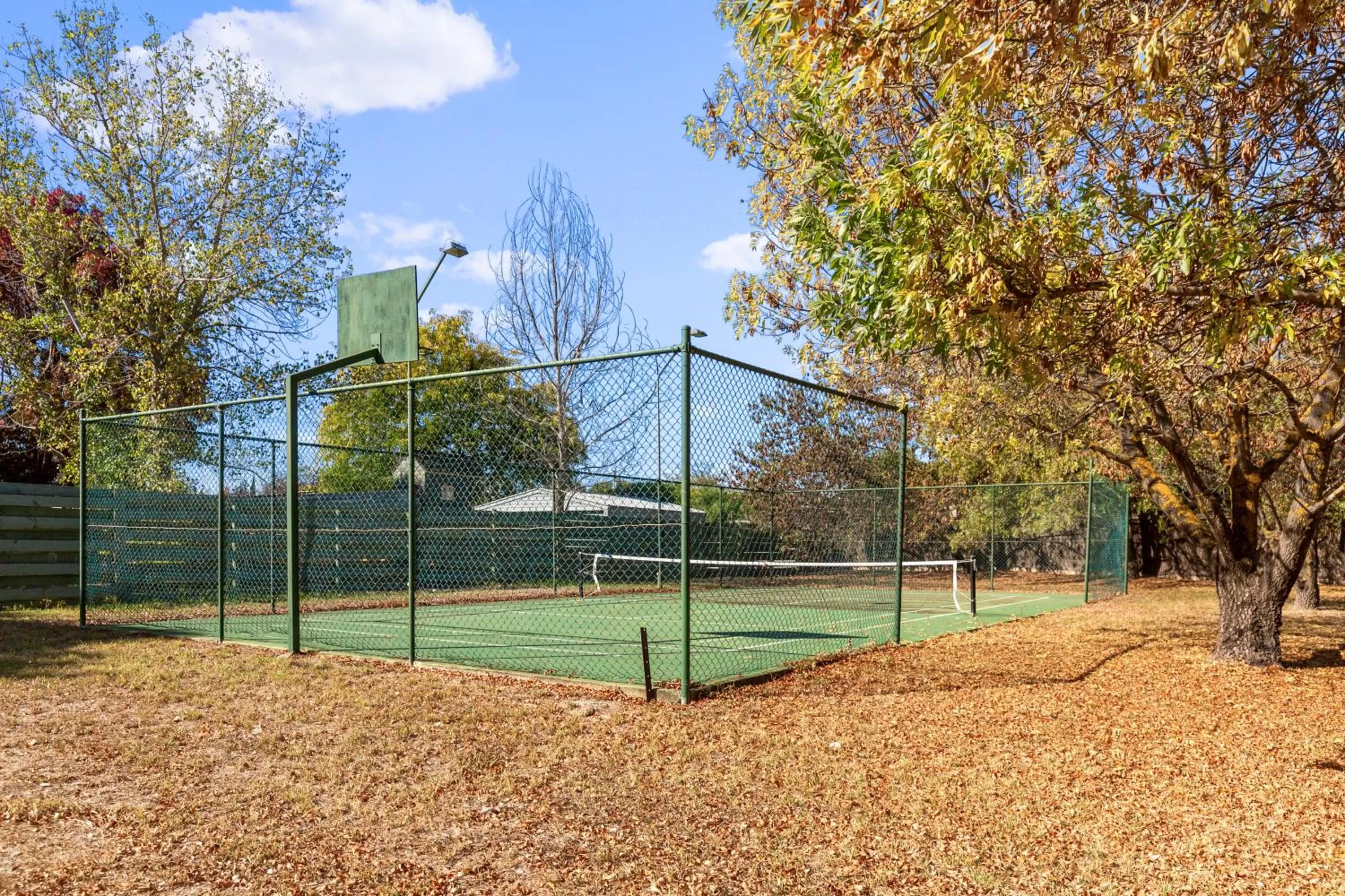 Tennis court in The Wine Vine Hotel