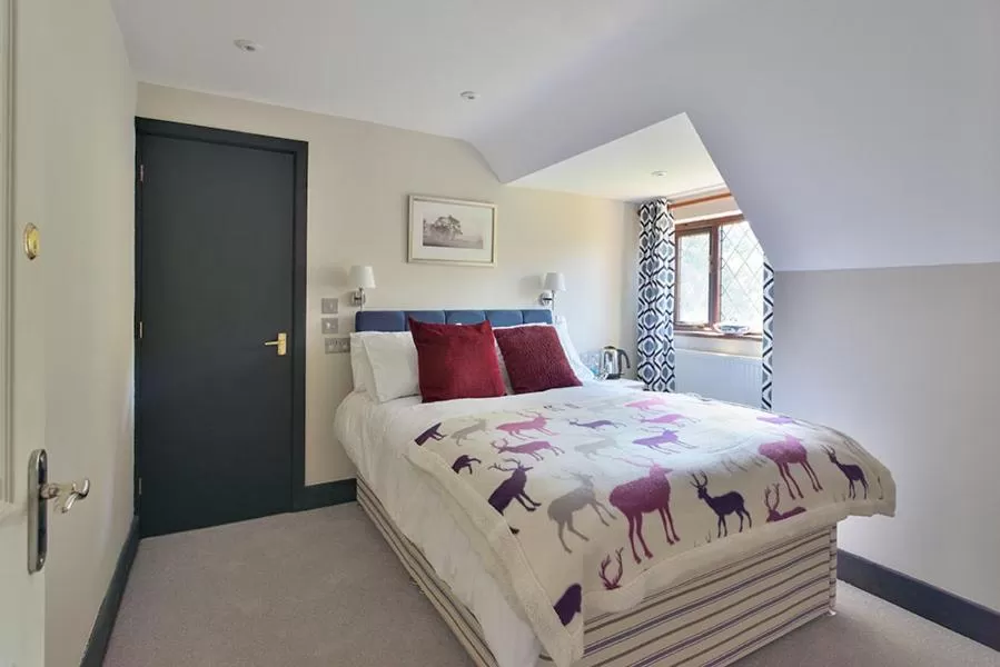 Bed in The Stag's Head Inn