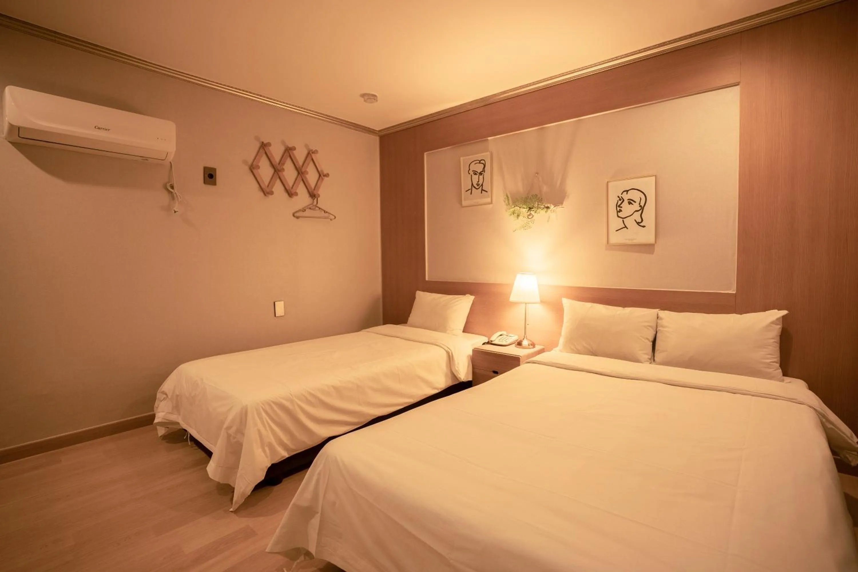 Bed in Jeju Stay Hotel