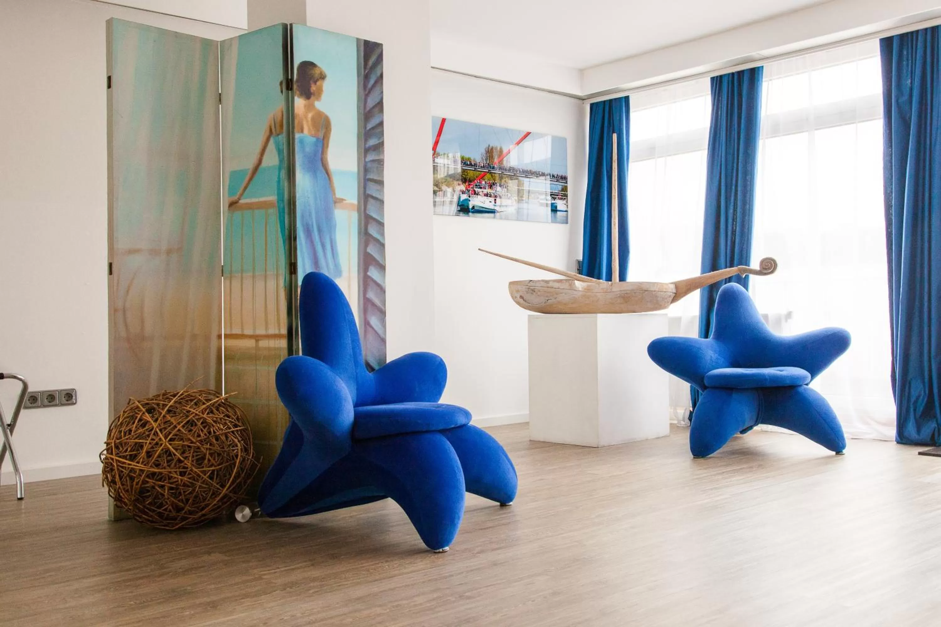 Balcony/Terrace in art Hotel Körschen