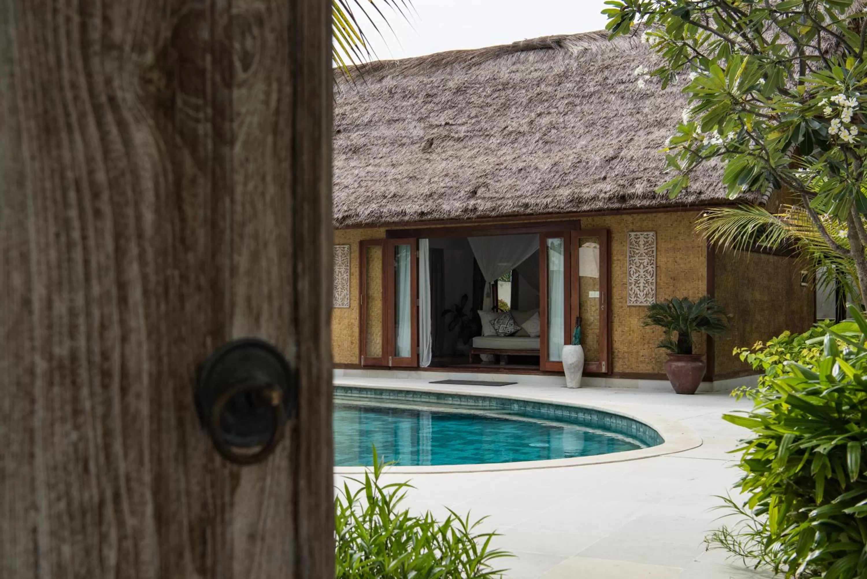 Pool view in Pondok Santi Estate