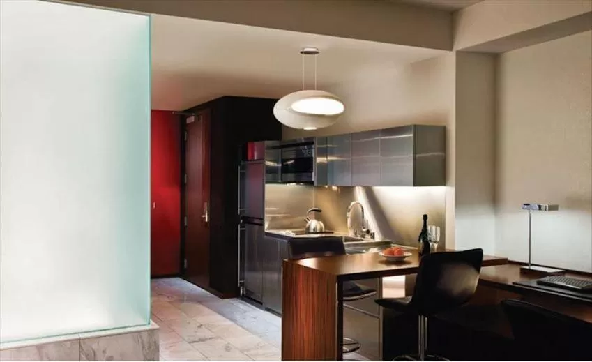 Bathroom in Palms Place Studio with Balcony & Strip View