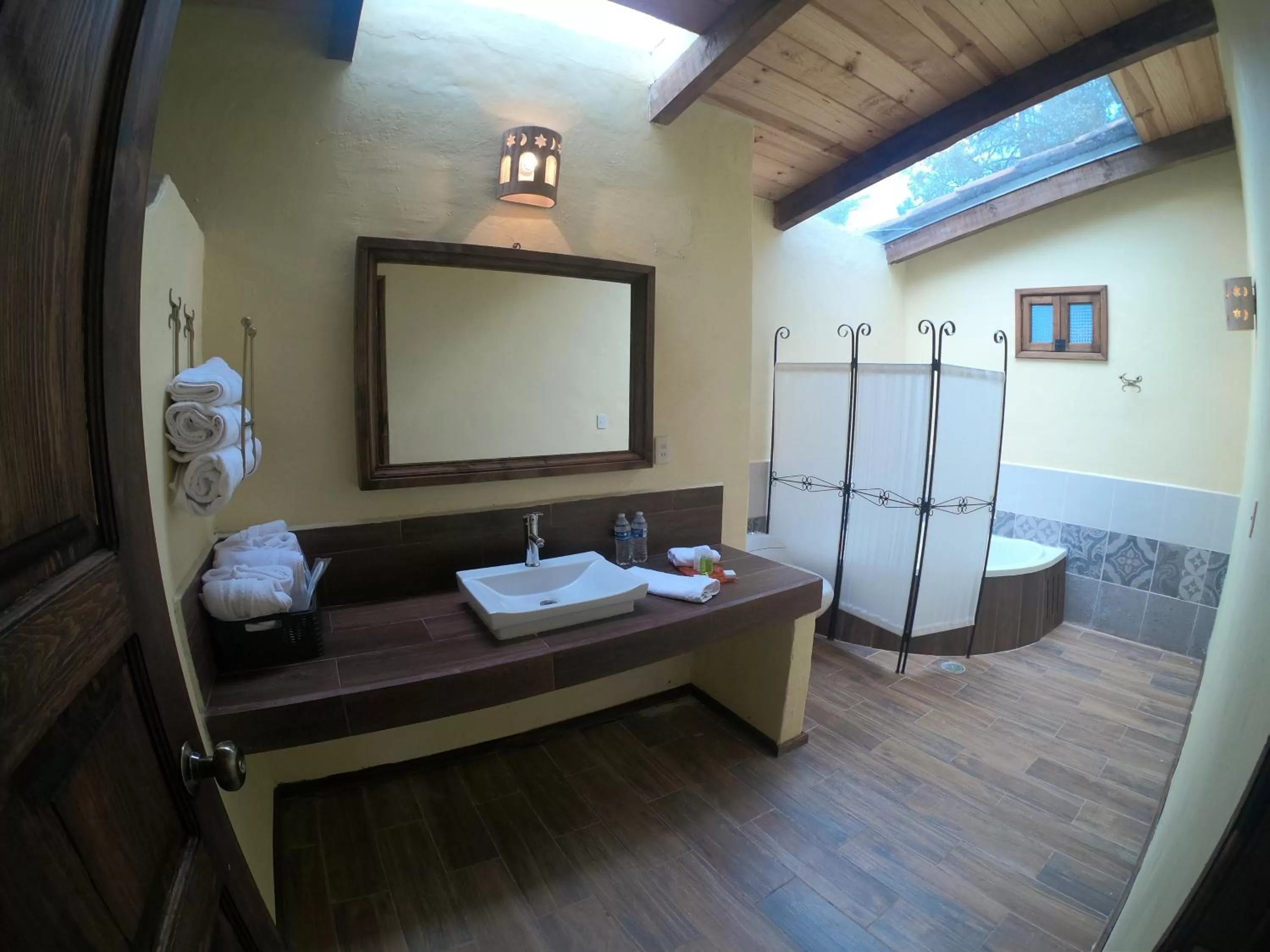 Bed in Cabañas La Cascada