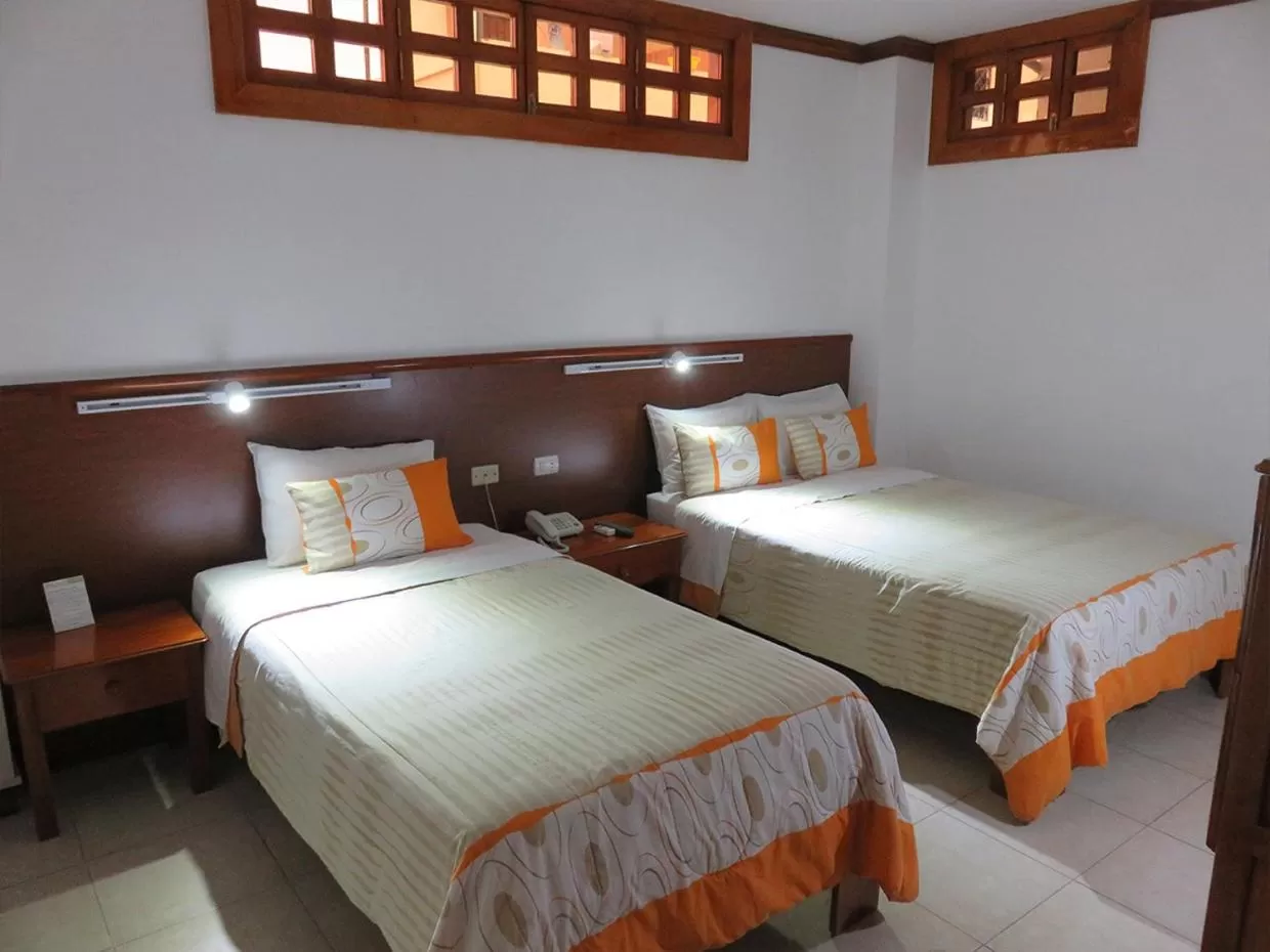 Bed in Hostal Macaw