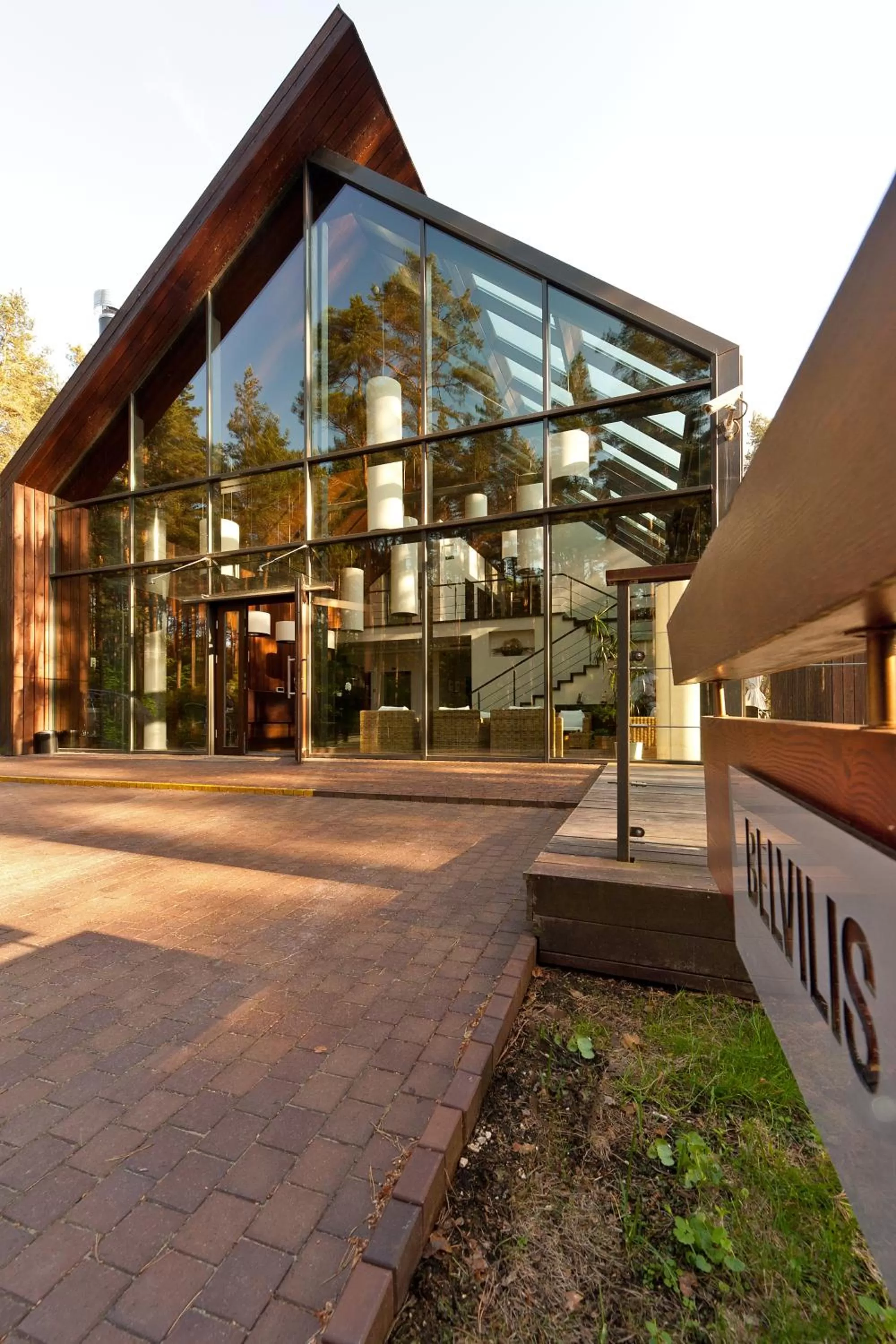 Facade/entrance in Belvilis Hotel
