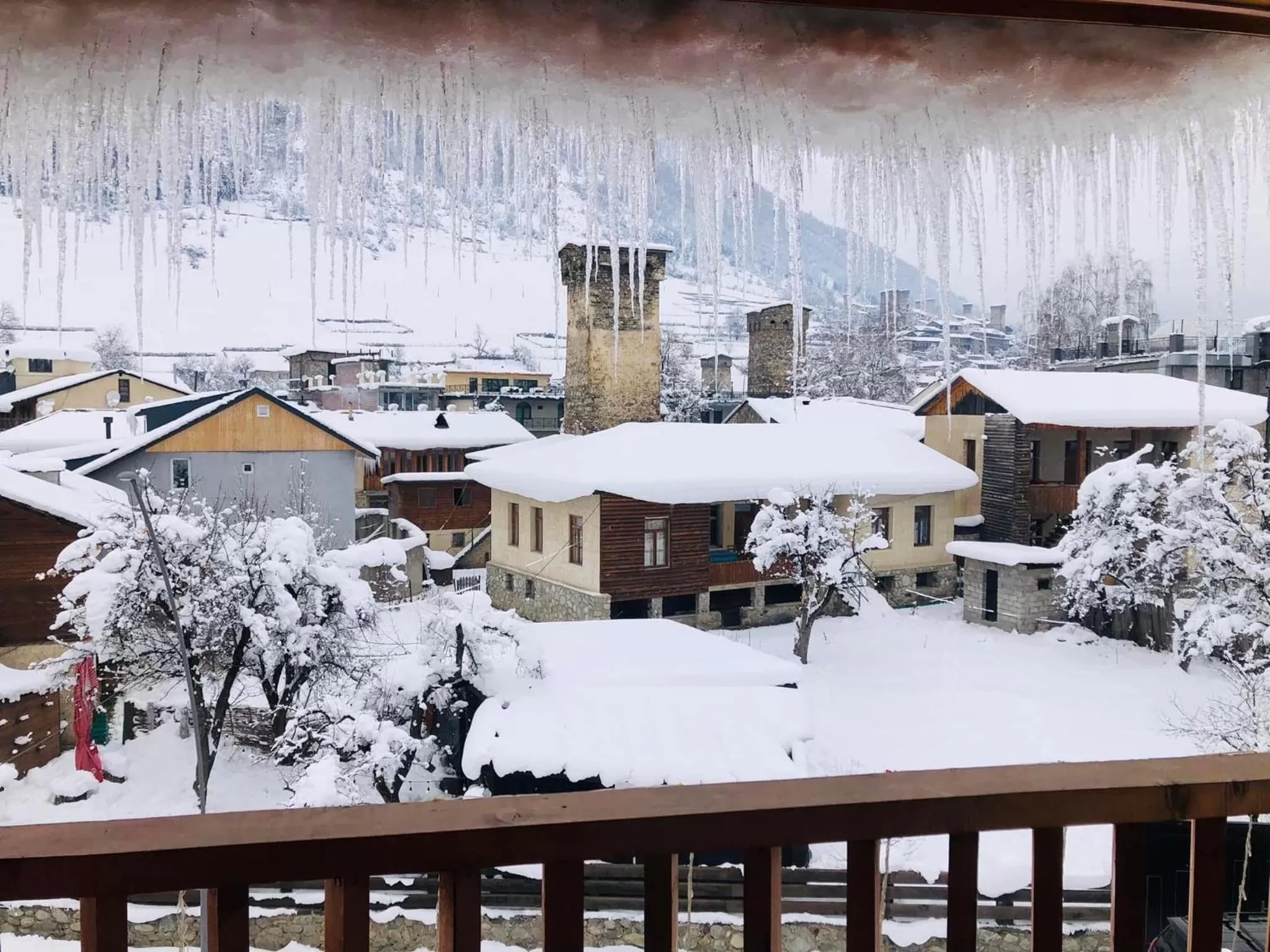 Winter in Hotel Svanseti