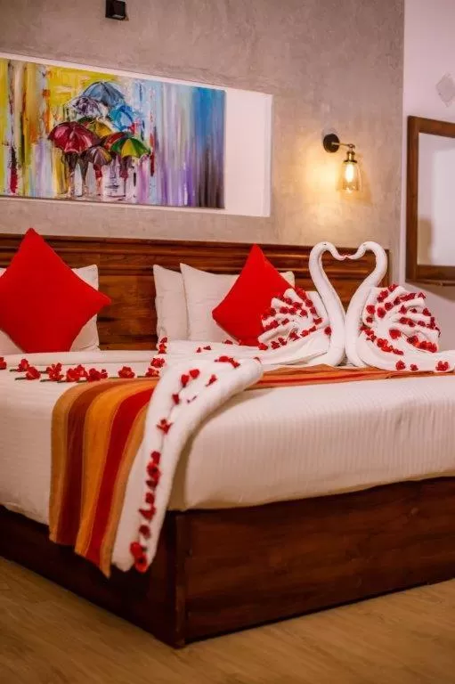 Bed in Seasons Villa - Nuwara Eliya