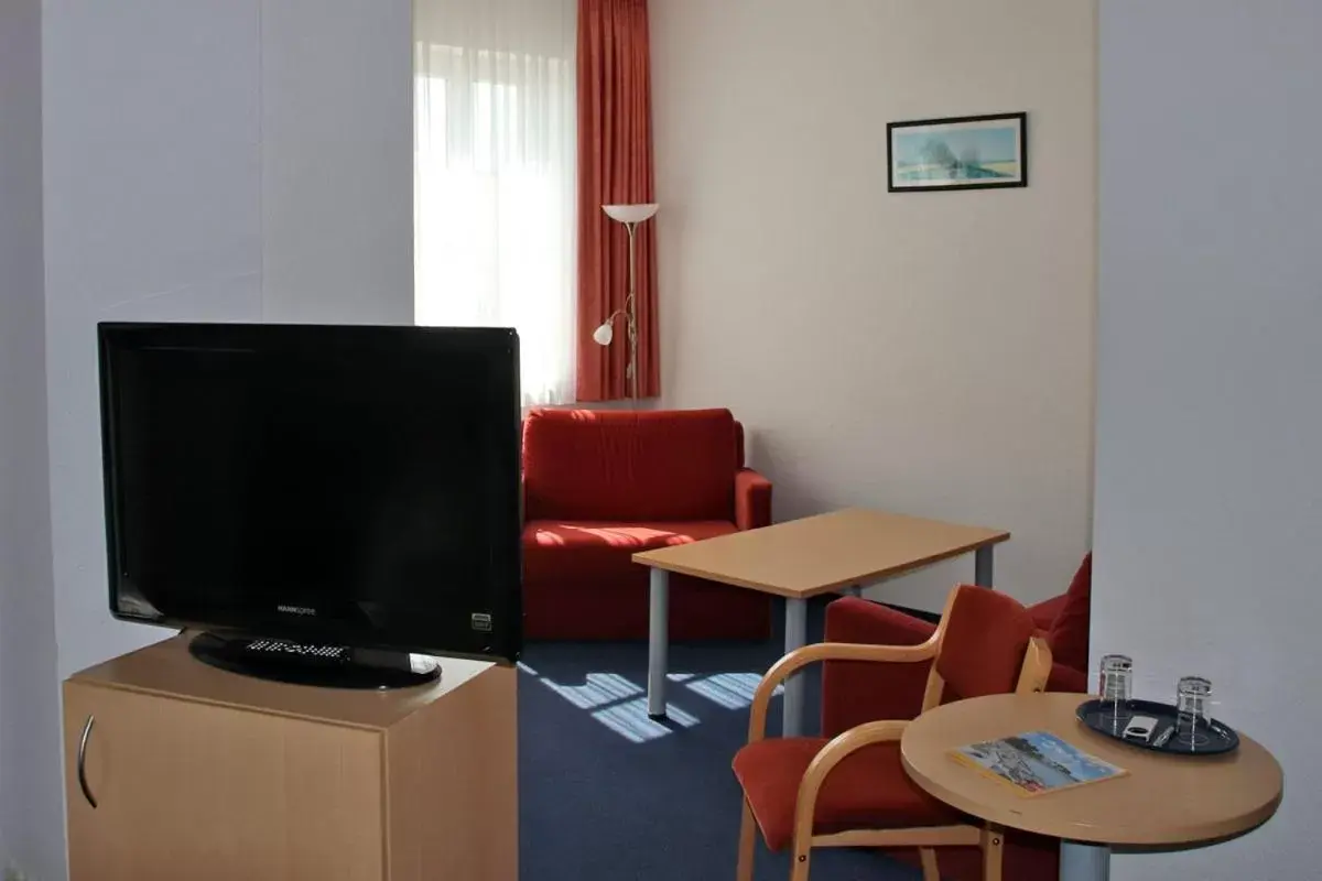 Comfort Double Room with Sea View in Hotel Garni Meeresgruß Comfort Double Room with Sea View in Hotel Garni Meeresgruß