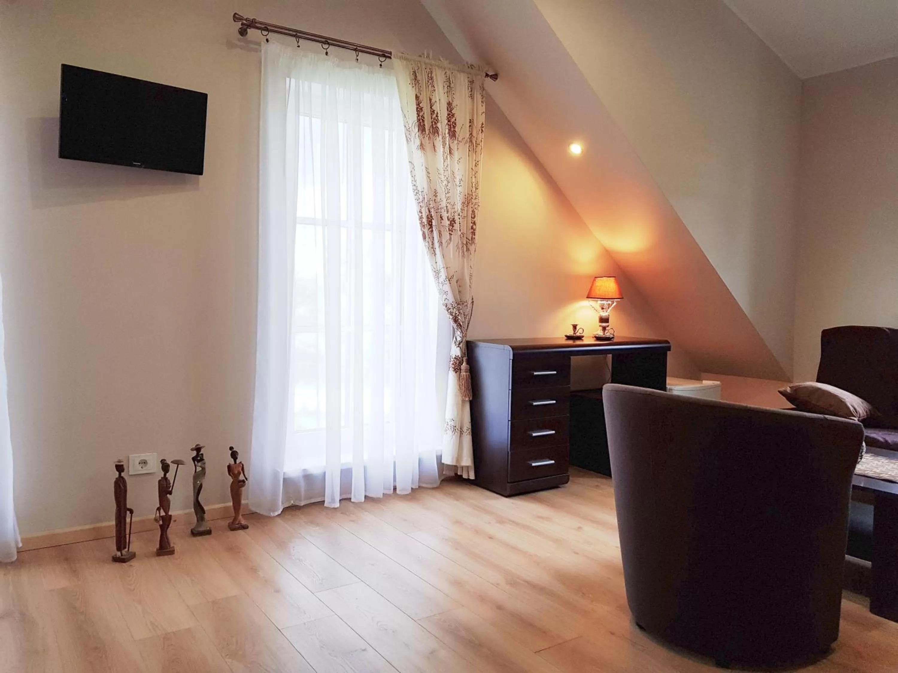 Seating area, TV/Entertainment Center in "Trakaitis" apartments in Villa