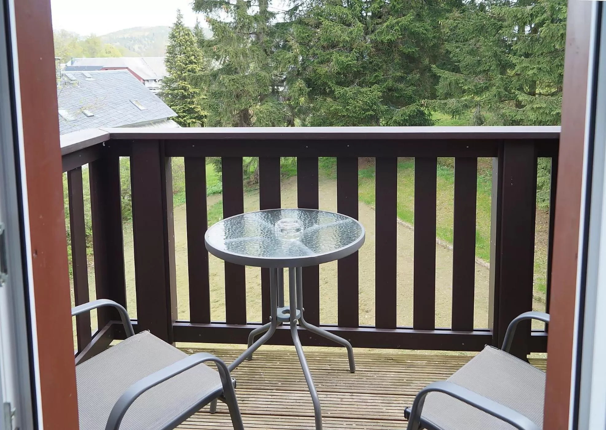 Balcony/Terrace in Erzgebirgshotel Misnia Bärenfels
