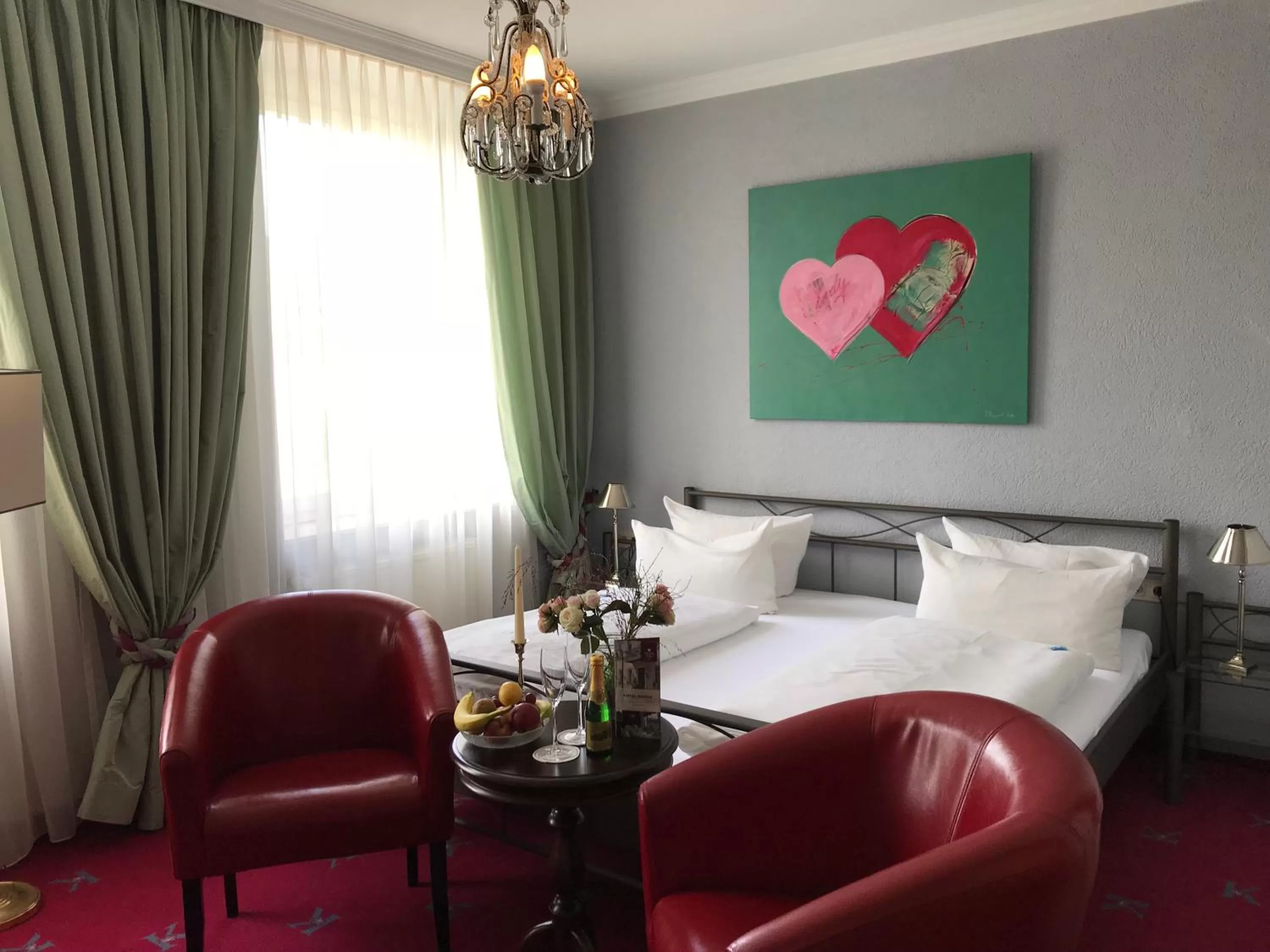 Living room, Seating Area in Hotel Krone am Park