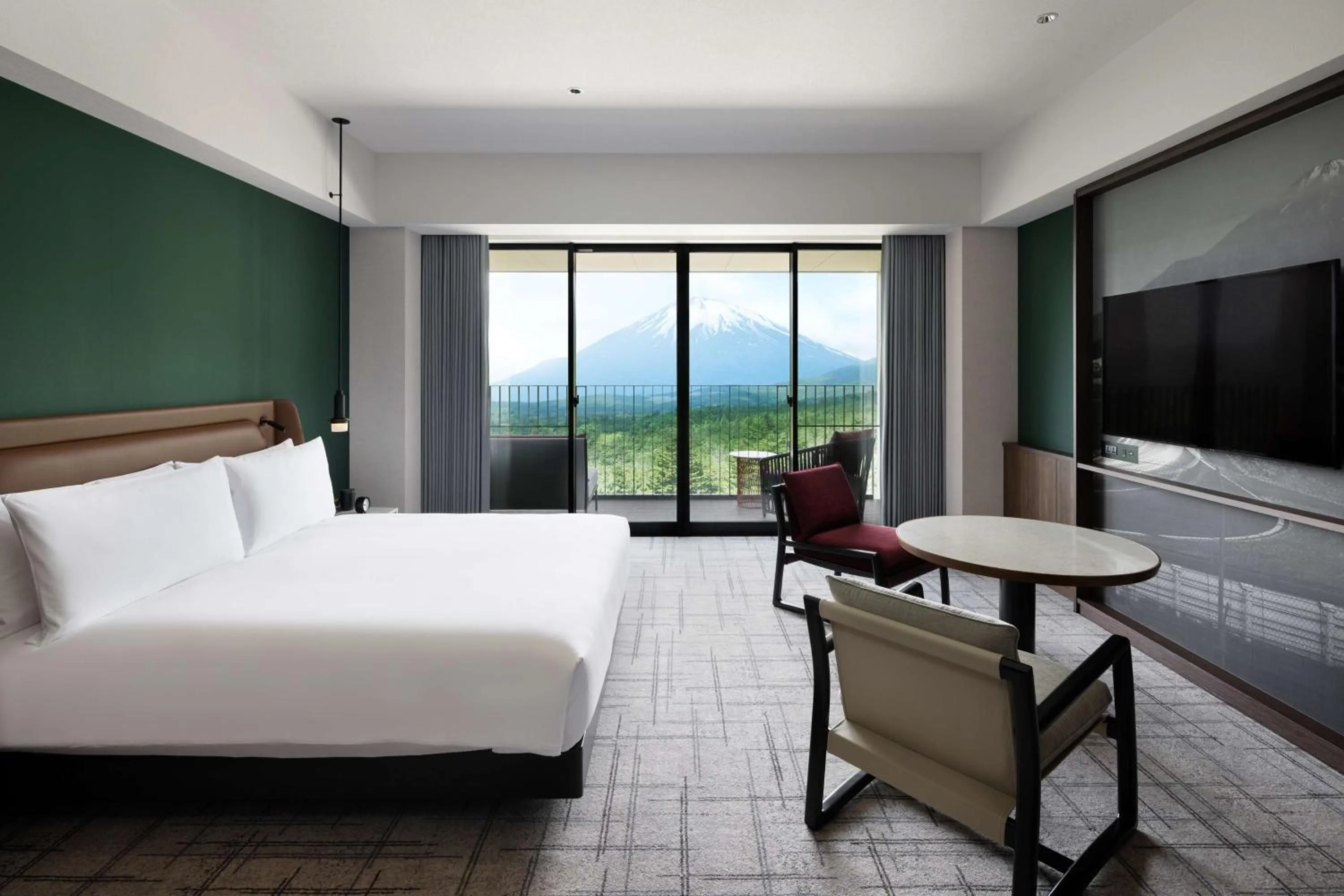 Bedroom, Bed in Fuji Speedway Hotel, in The Unbound Collection by Hyatt