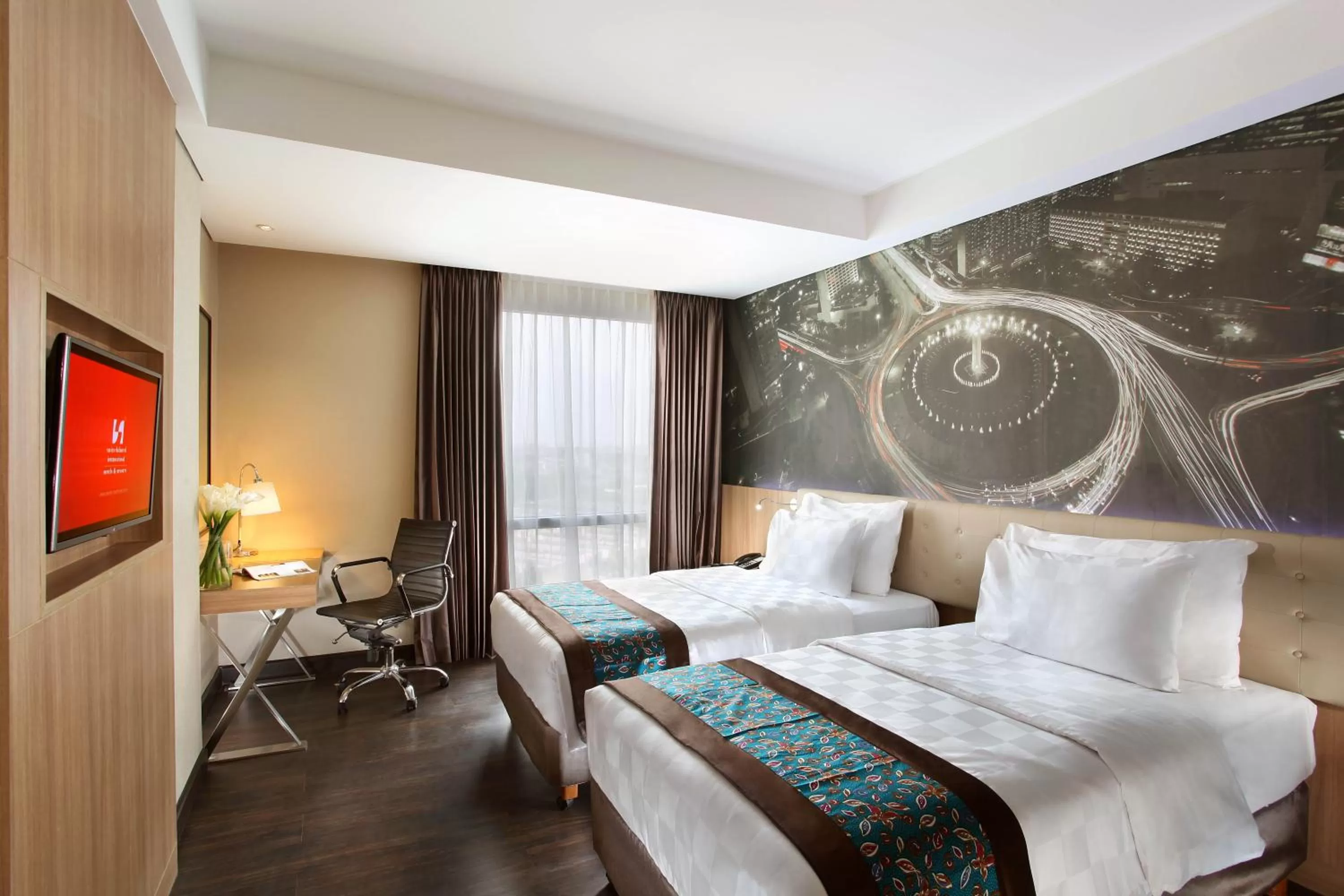 Bedroom, Bed in Swiss-Belhotel Airport Jakarta