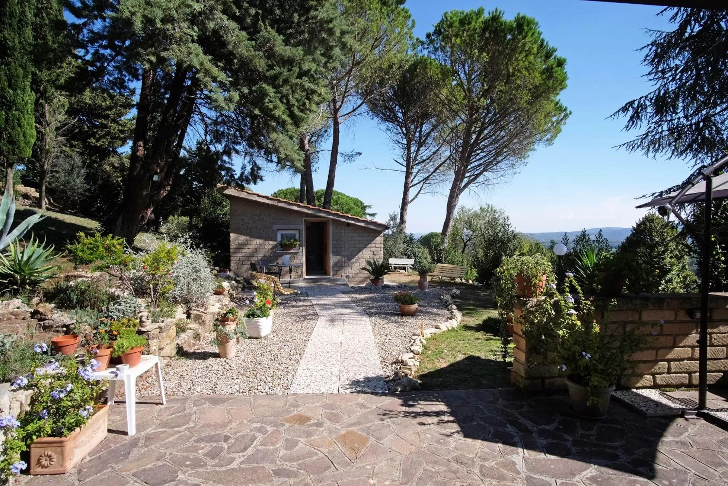 Patio in Bed and Breakfast Romantica Evasione