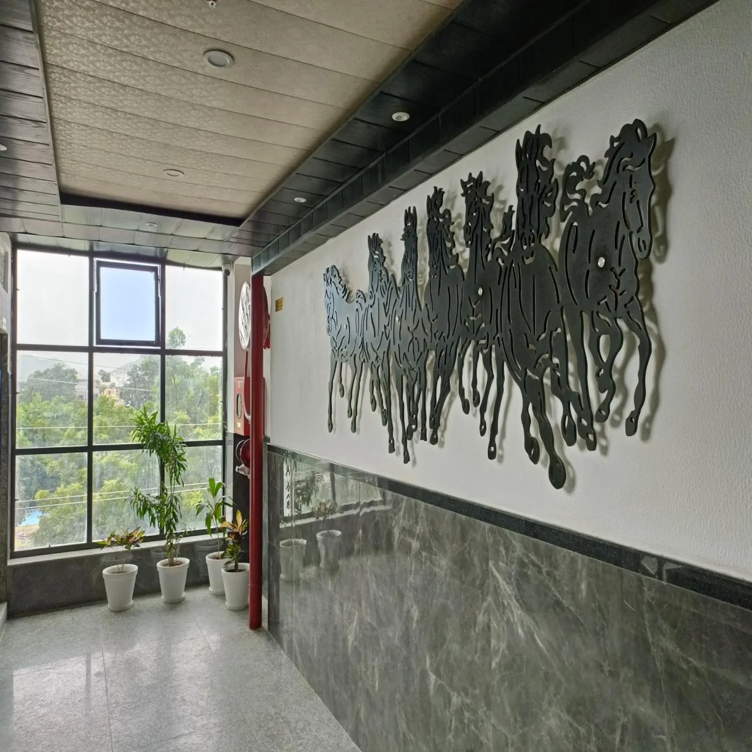 Lobby or reception in Hotel Raas Inn, New Hotel