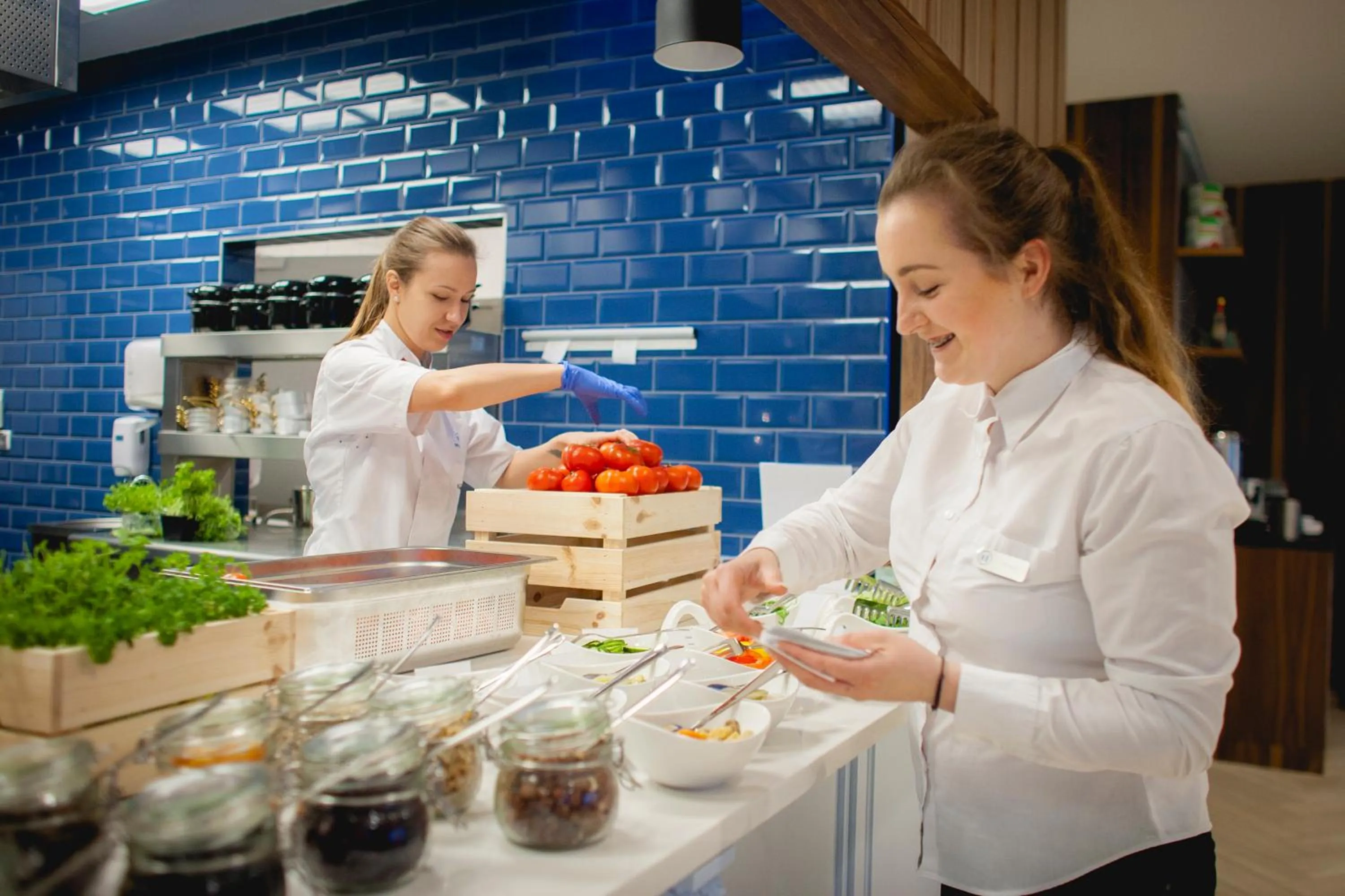 Breakfast in GRANO APARTMENTS Gdańsk Motława SPA & Wellness