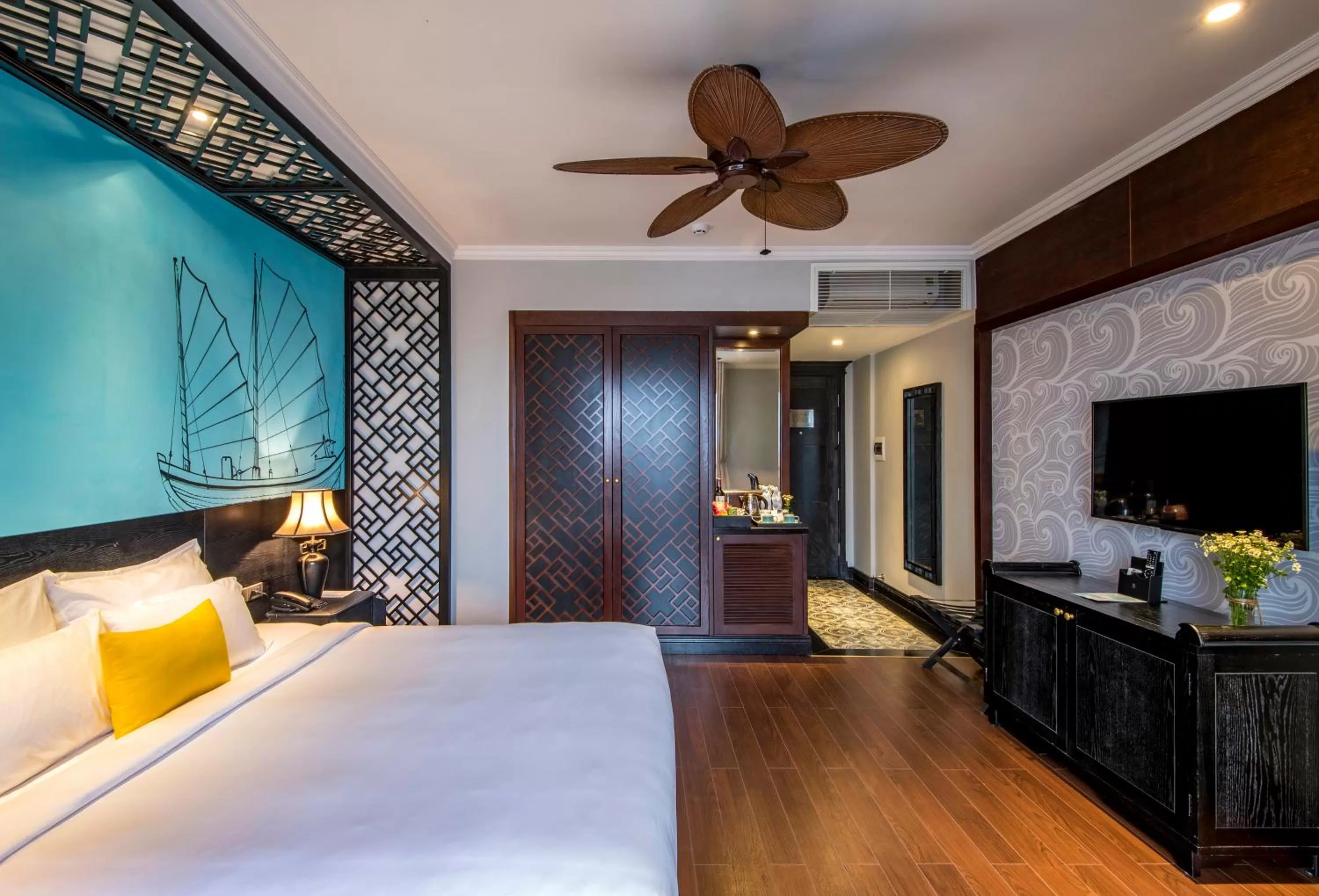 Photo of the whole room, Bed in Anio Boutique Hotel Hoian
