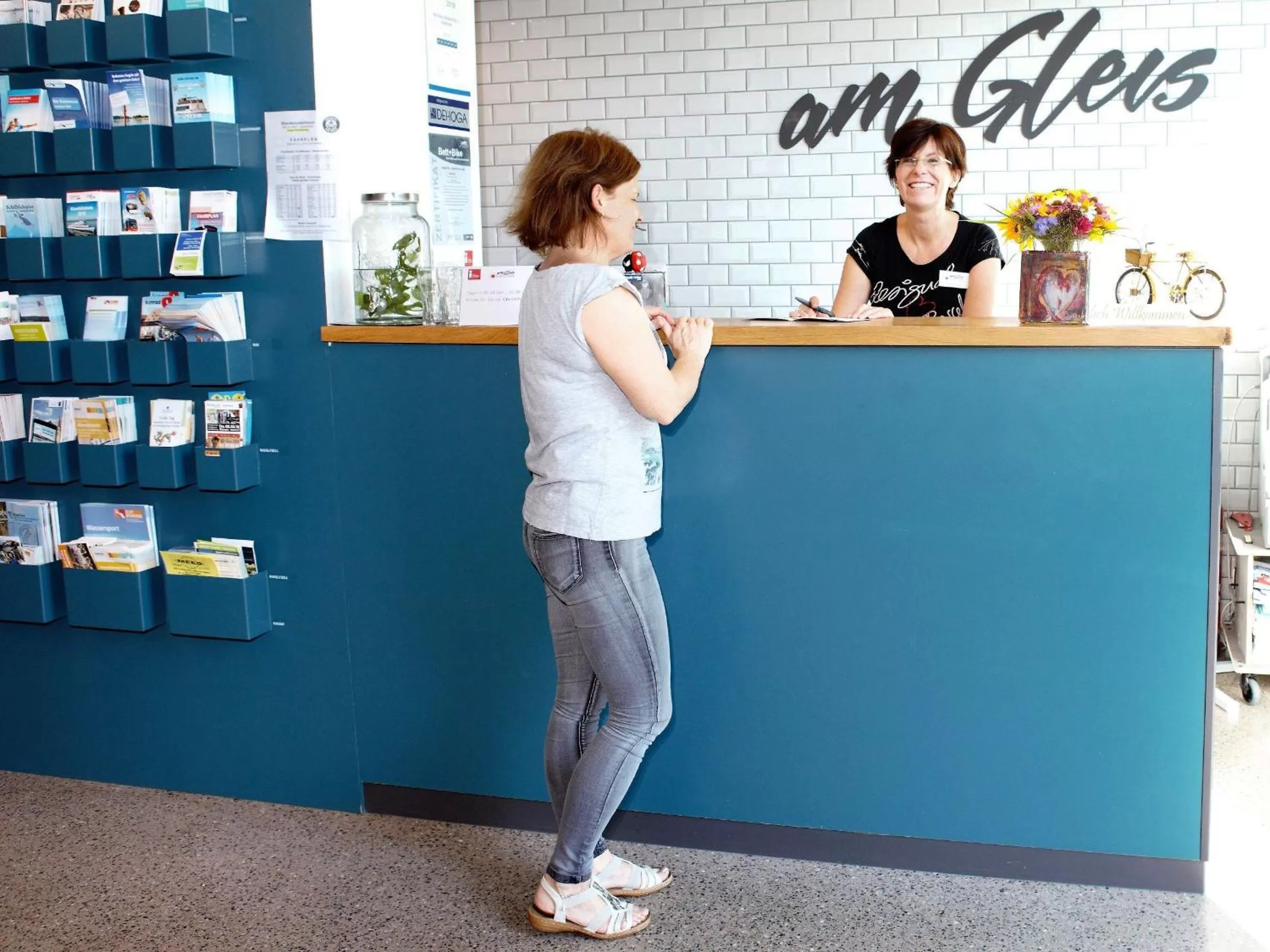 Lobby or reception in Radhotel am Gleis