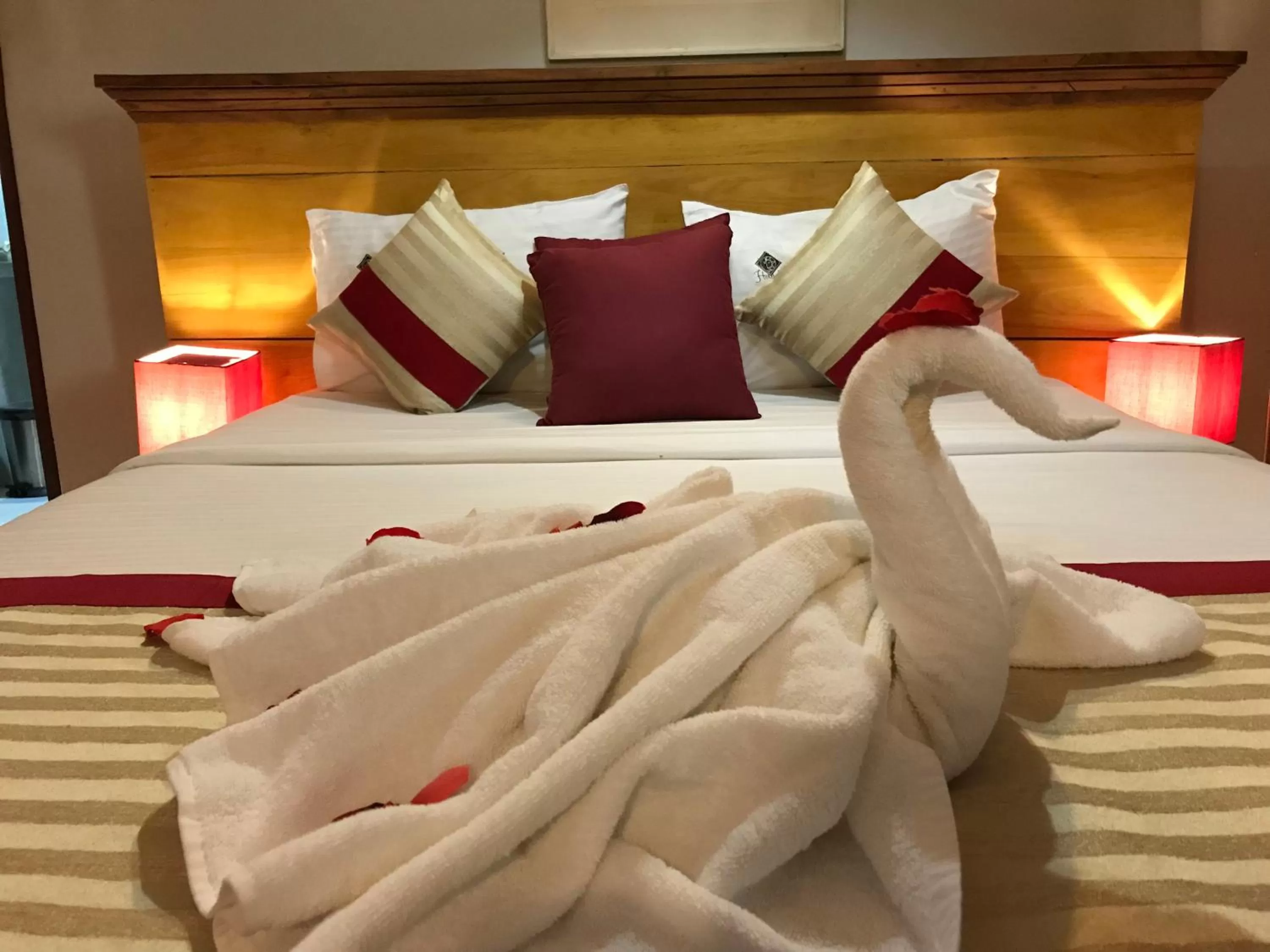 Bed in Hotel Heladiv