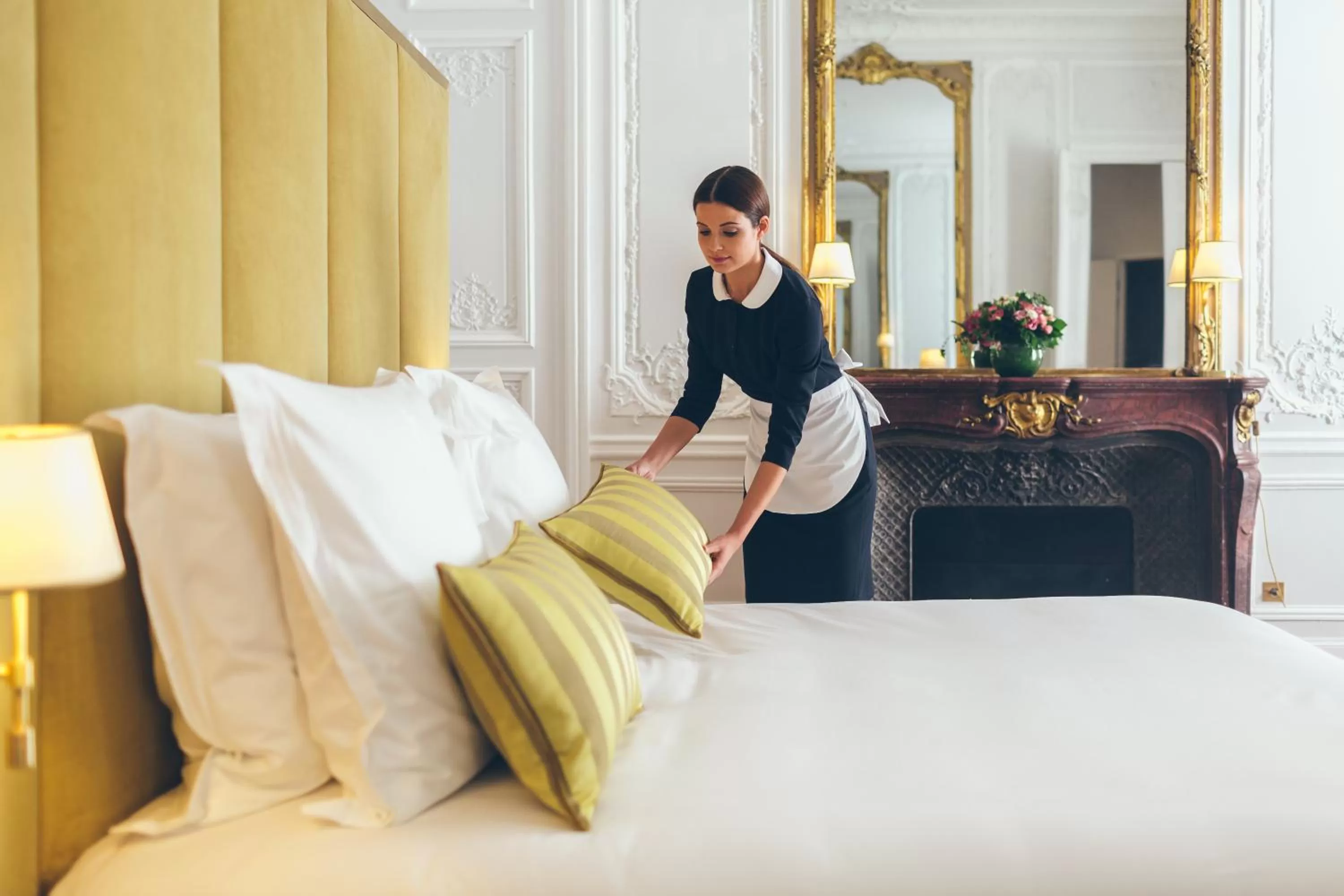 Decorative detail, Bed in Hôtel Alfred Sommier