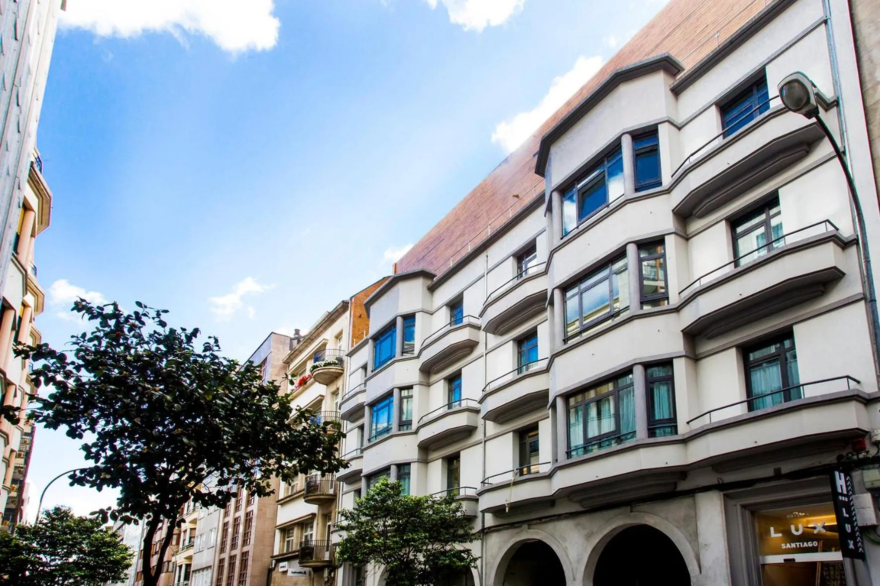 Property building in Hotel Lux Santiago