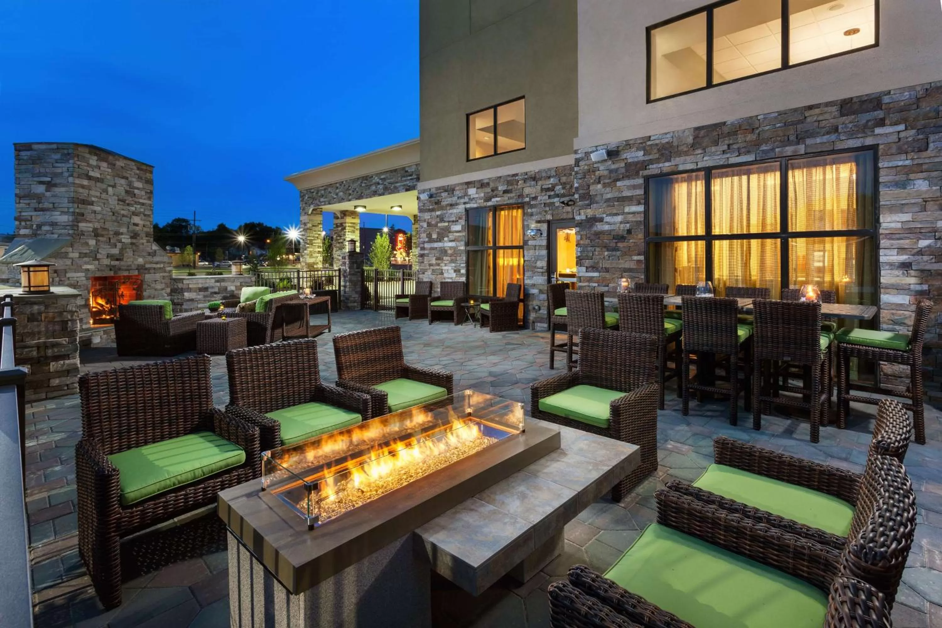 Patio in Hampton Inn & Suites Williamsport - Faxon Exit