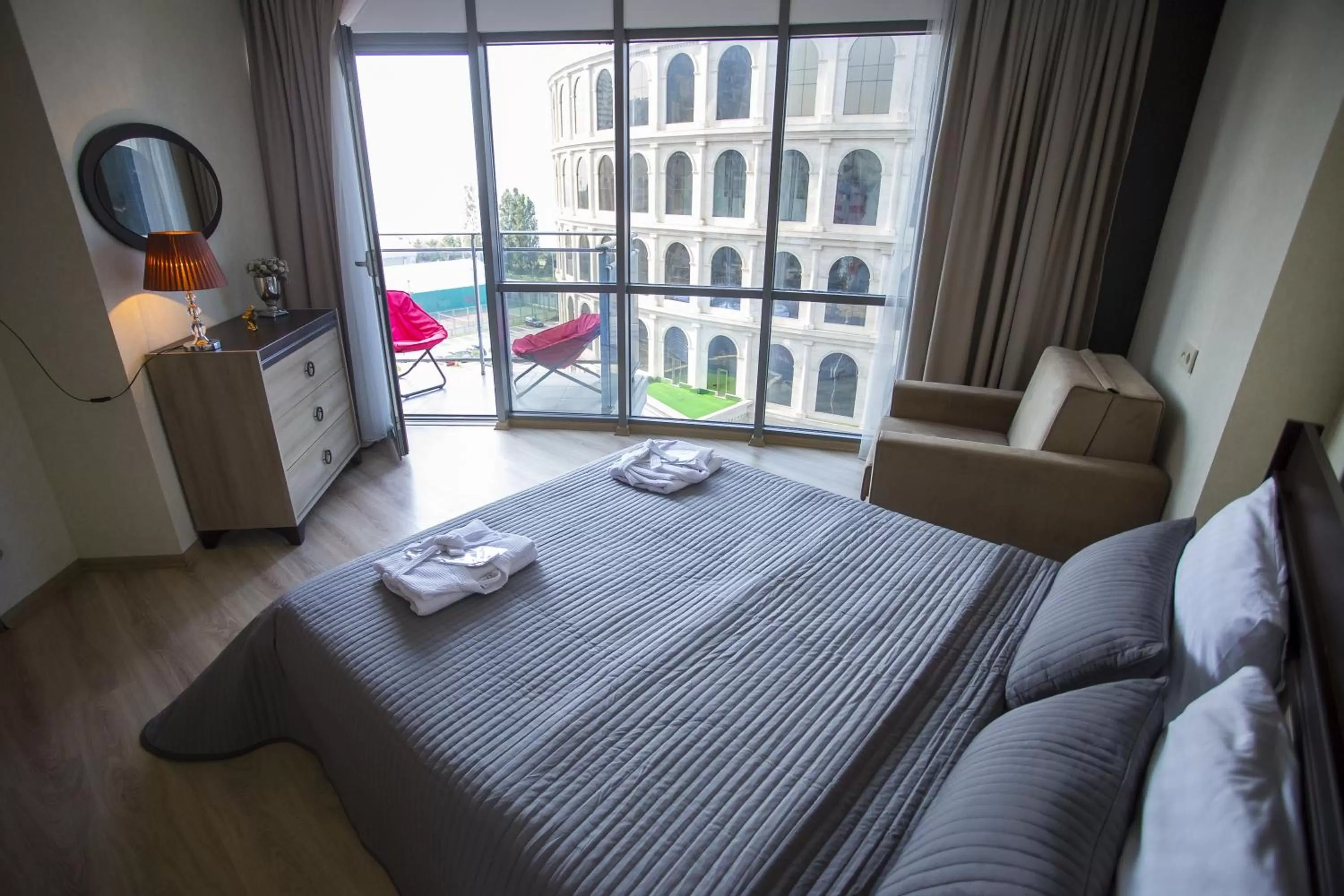 Bedroom, Bed in Blue Star Batumi