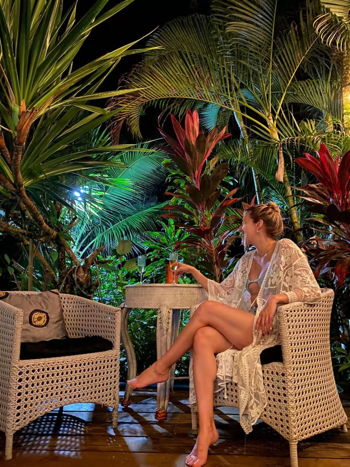 Night in Monkey Lodge Panama