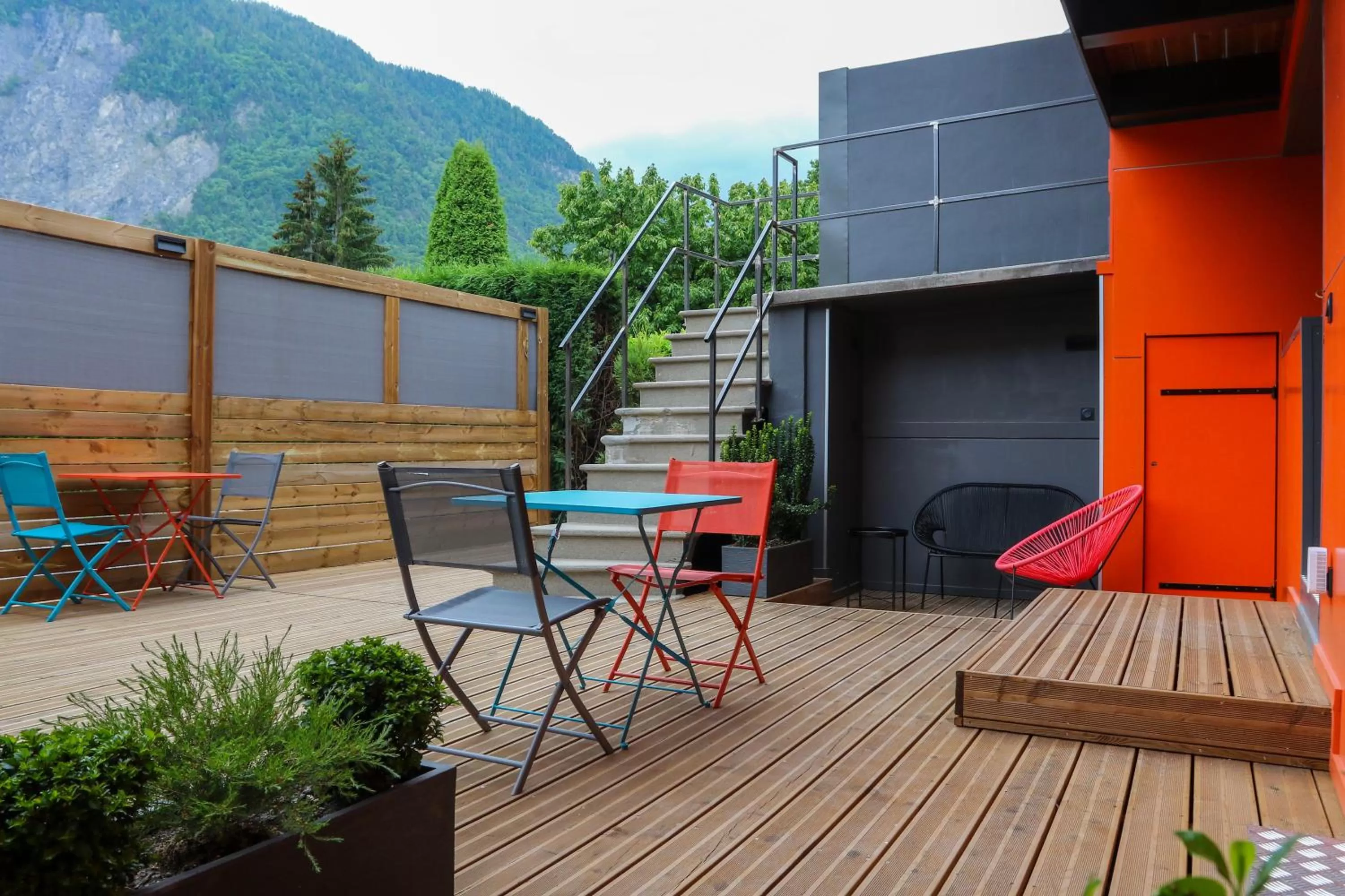 Patio in Chambre D'hôtes Chez Dom