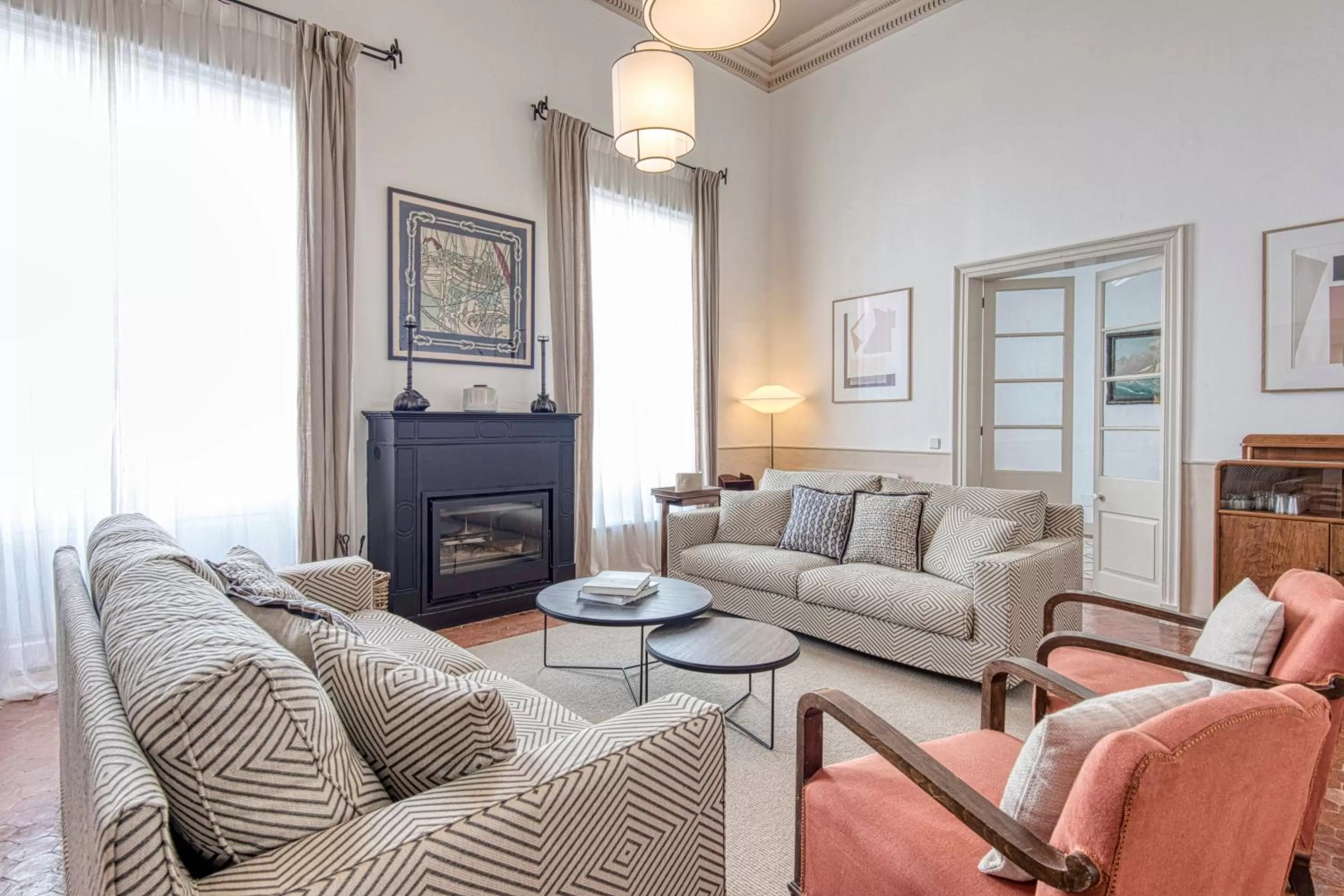 Living room in Can Alberti 1740 Boutique Hotel