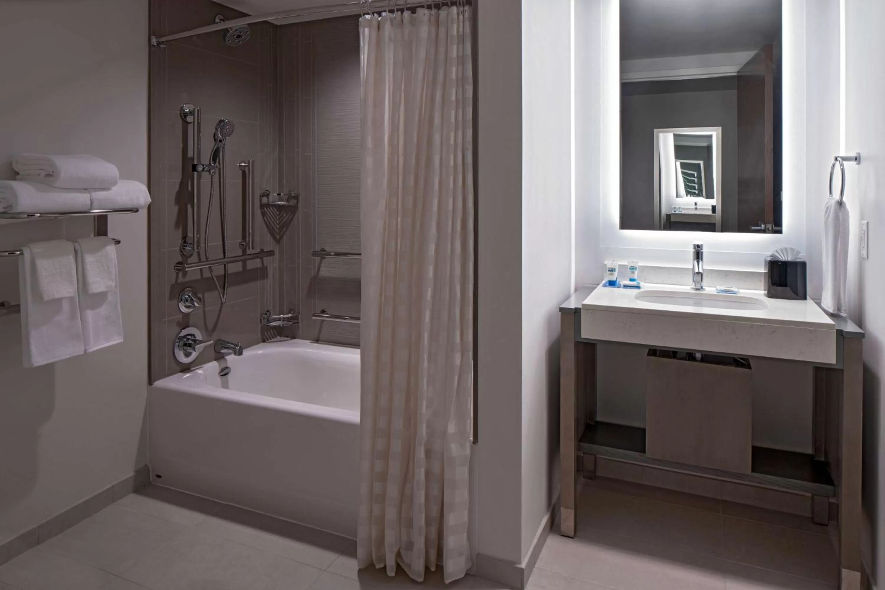 Bathroom in Hyatt House Indianapolis Downtown