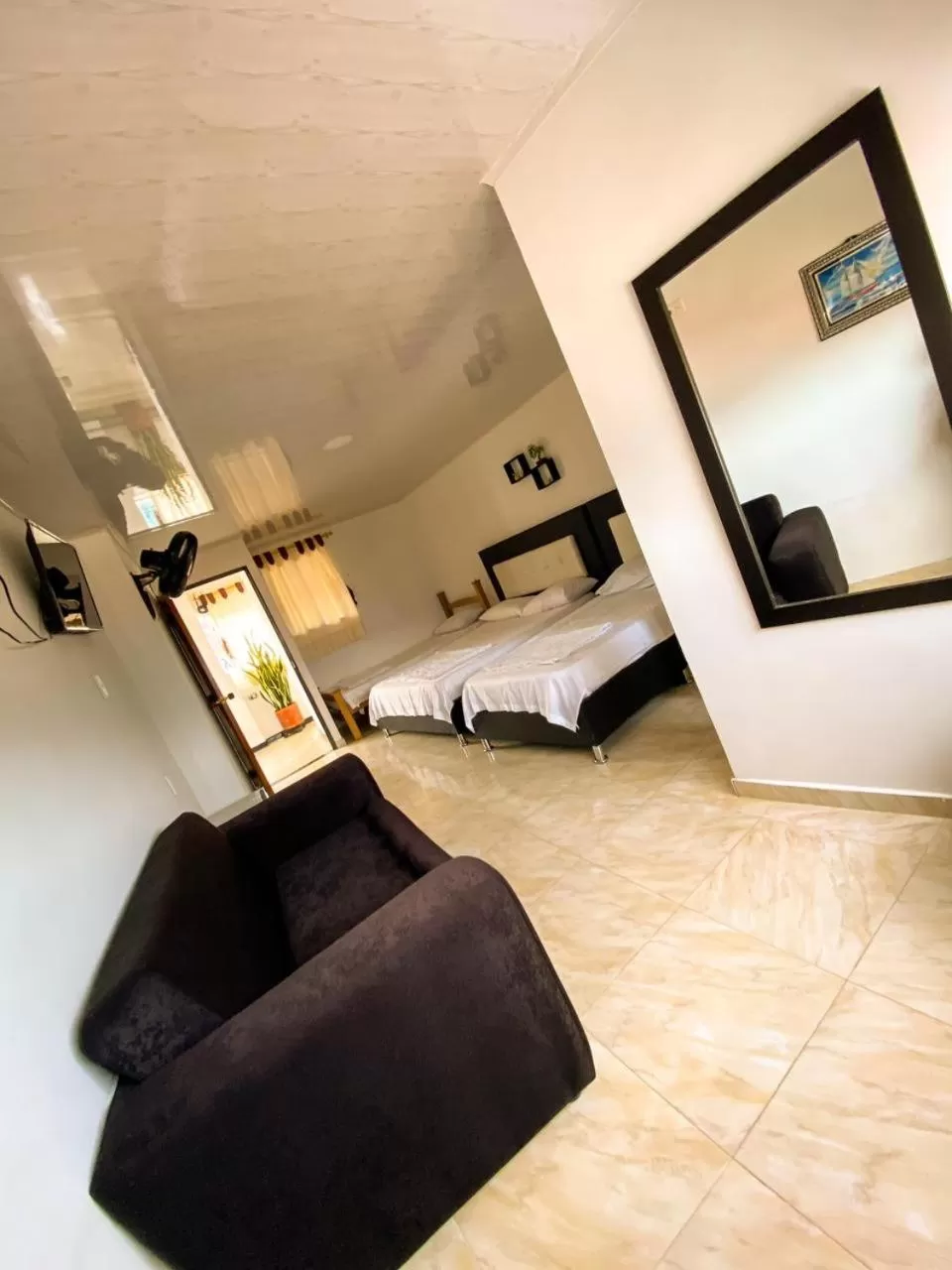 Photo of the whole room in Hotel Mirador de Santa Bárbara