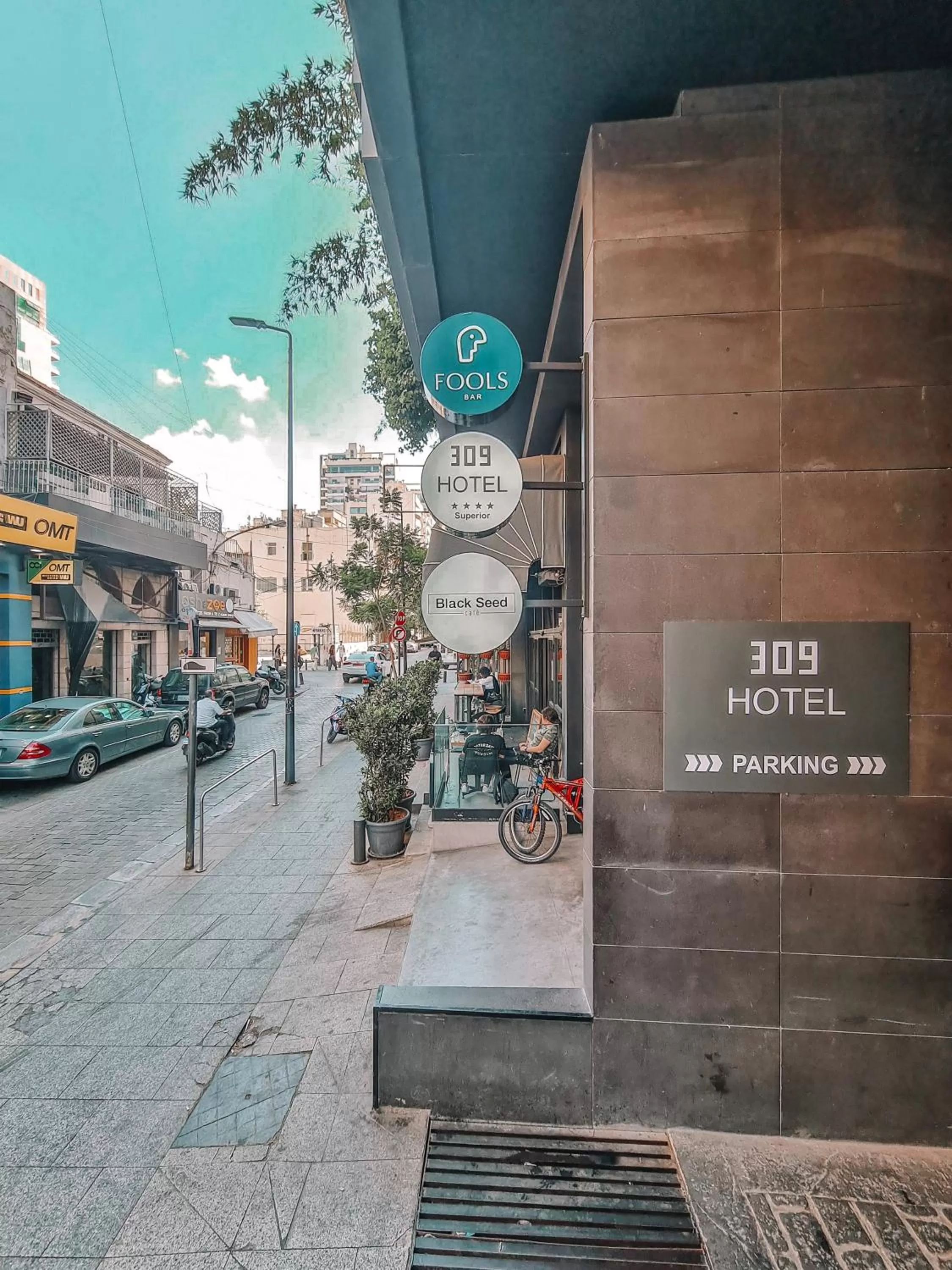 Facade/entrance in Three O Nine Hotel