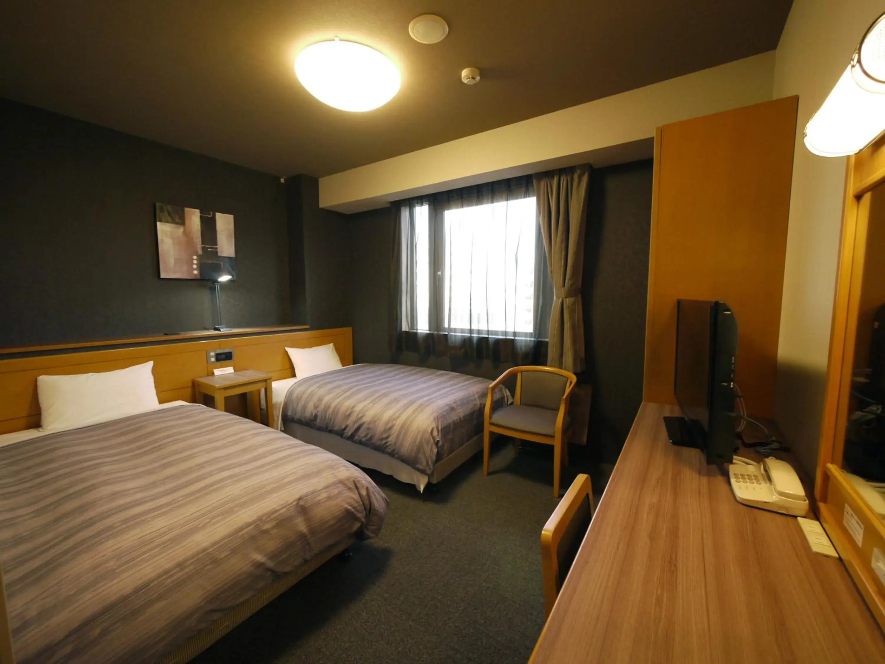 Twin Room - single occupancy - Non-Smoking in Hotel Route-Inn Sapporo Kitayojo Twin Room - single occupancy - Non-Smoking in Hotel Route-Inn Sapporo Kitayojo
