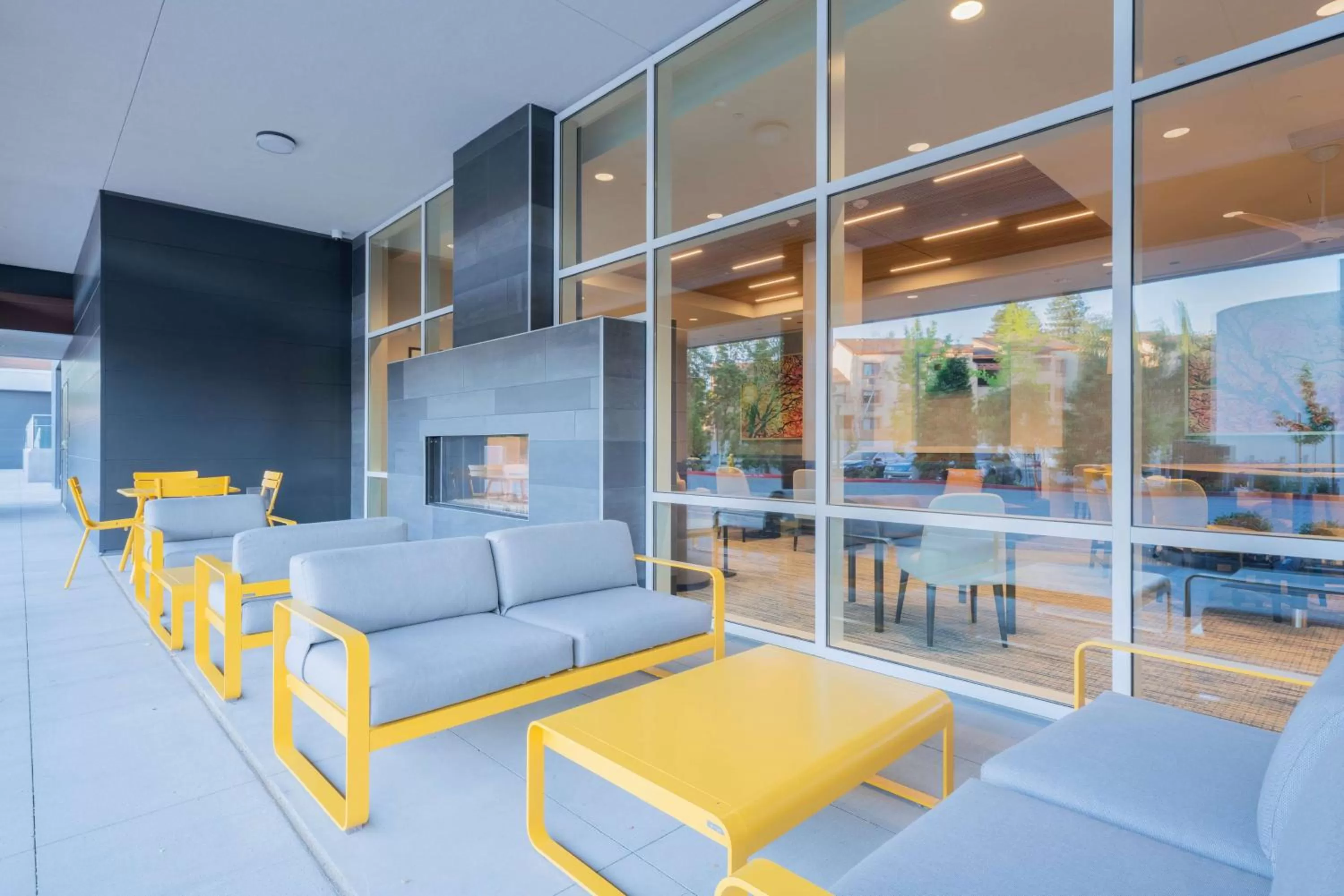 Patio in Homewood Suites By Hilton Sunnyvale-Silicon Valley, Ca