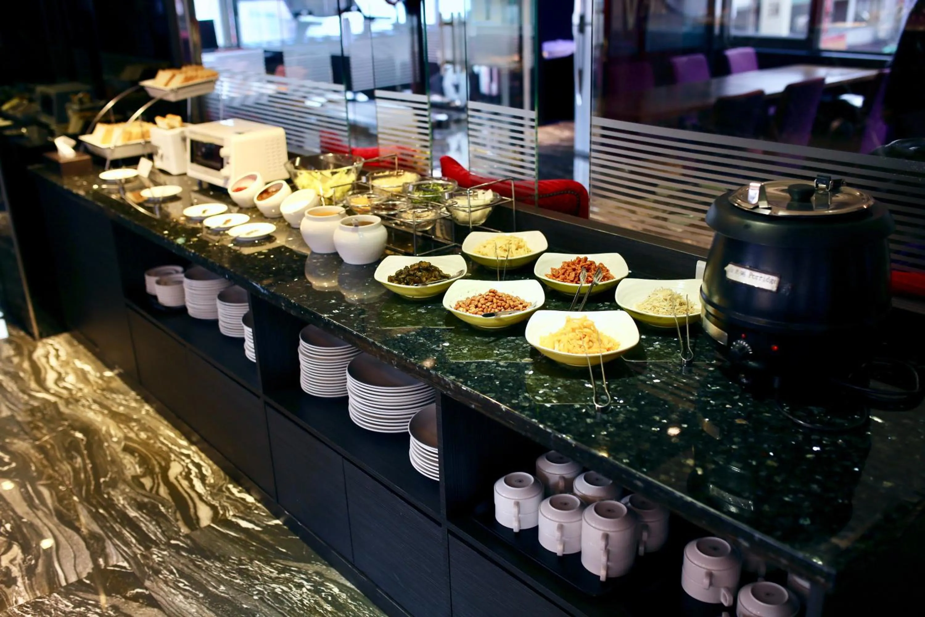 Buffet breakfast in V-one Vogue Hotel